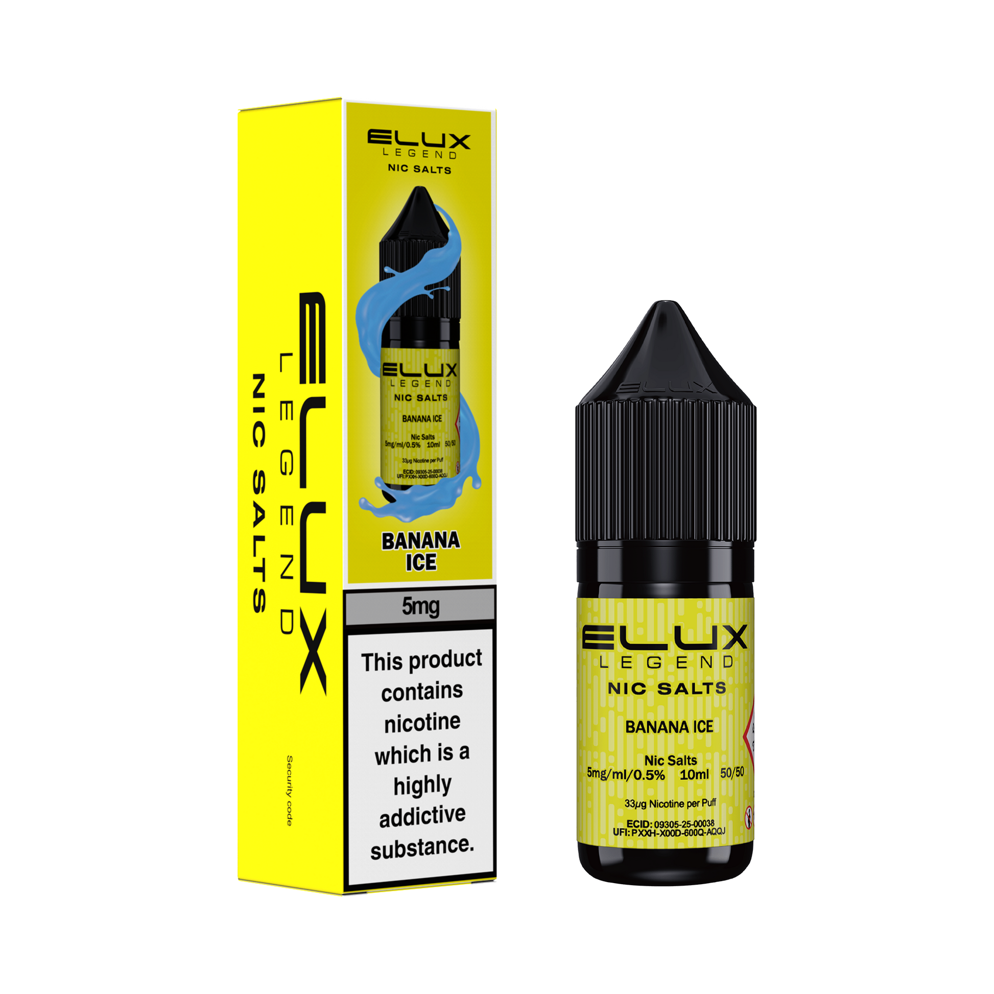 Elux Legend Nic Salts 10ml - 5mg Elux