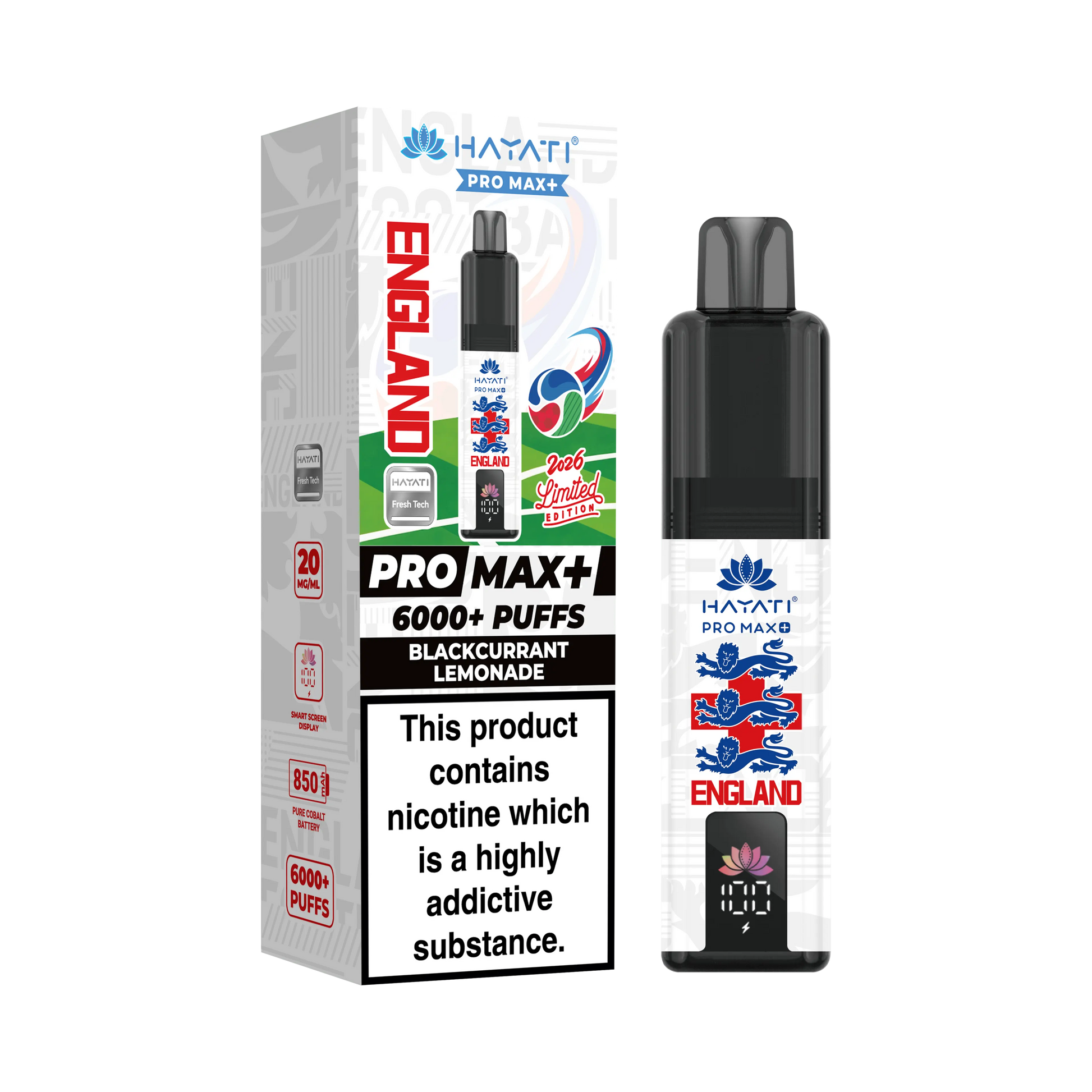 Hayati® Pro Max+ World Cup Limited Edition (England) Hayati