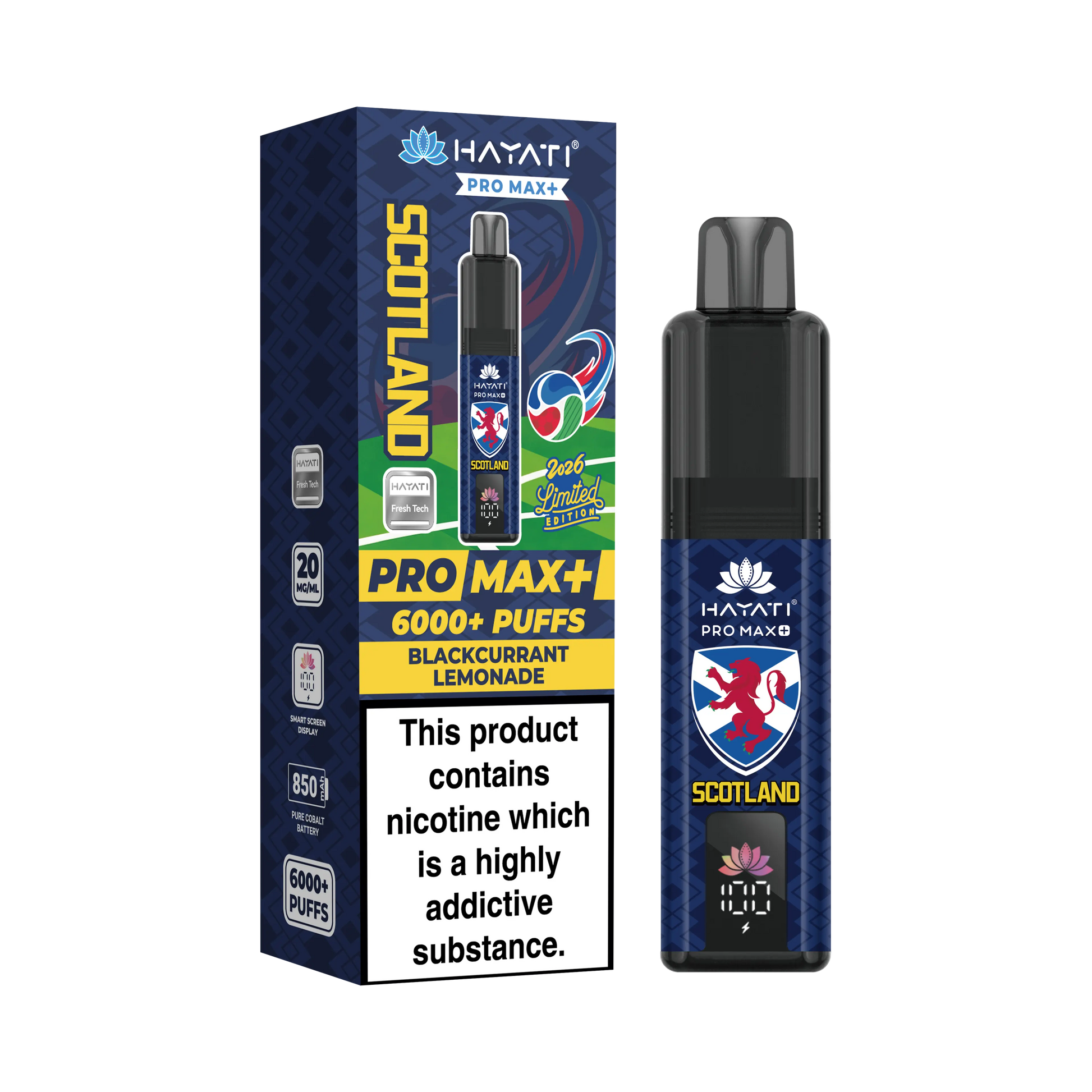 Hayati Pro Max+ 6000 World Cup (Scotland) Hayati