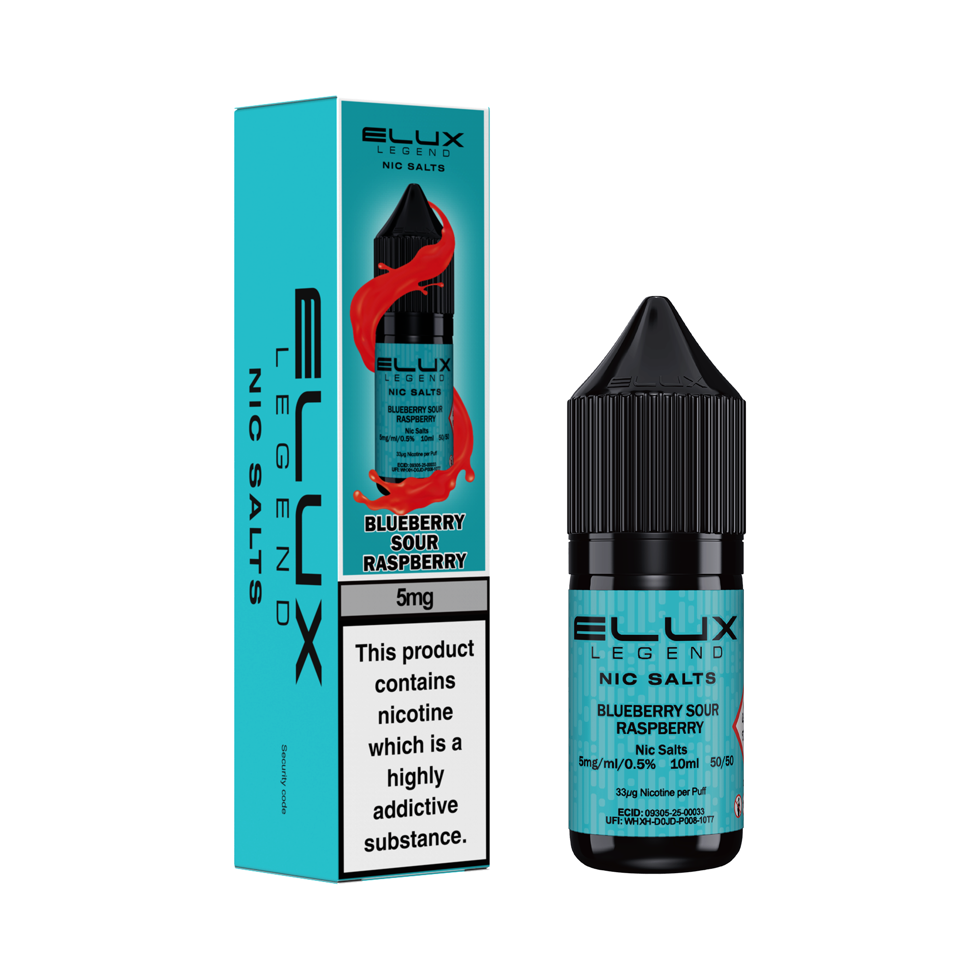 Elux Legend Nic Salts 10ml - 5mg
