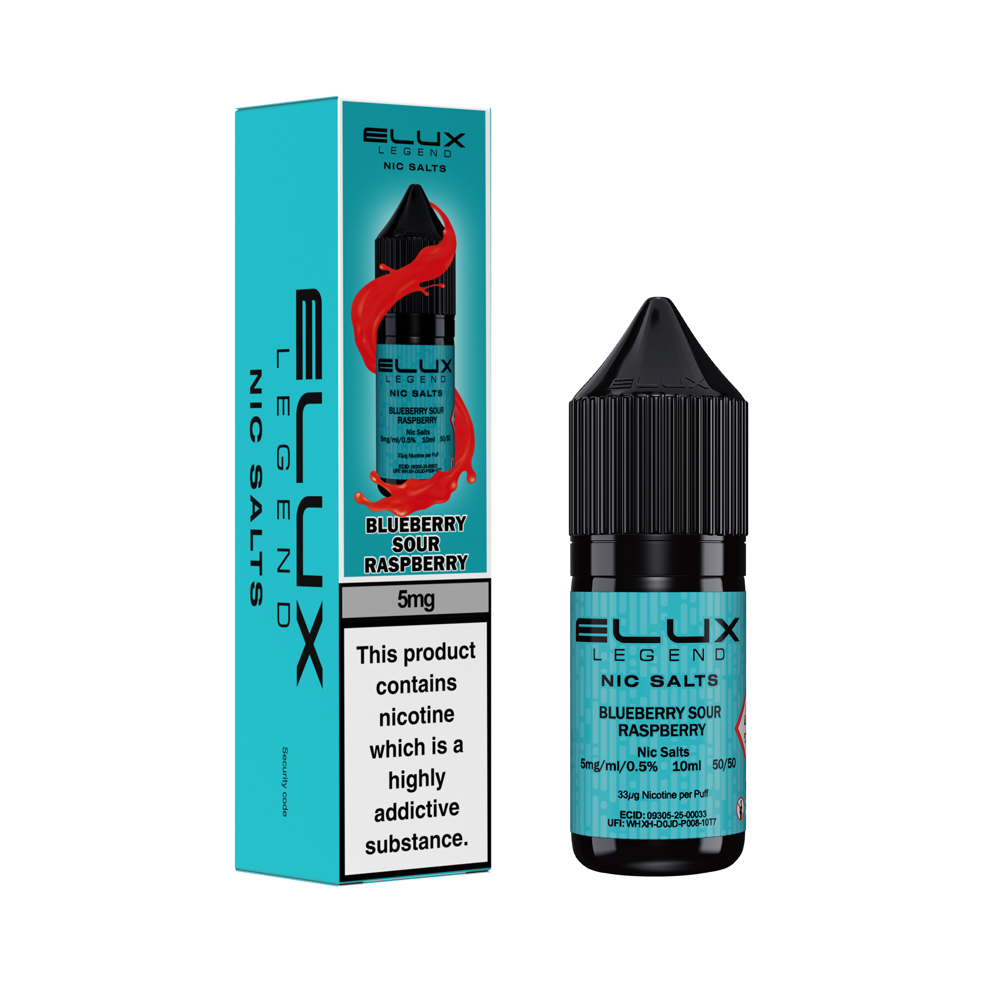 Elux Legend Nic Salts 10ml - 5mg Elux