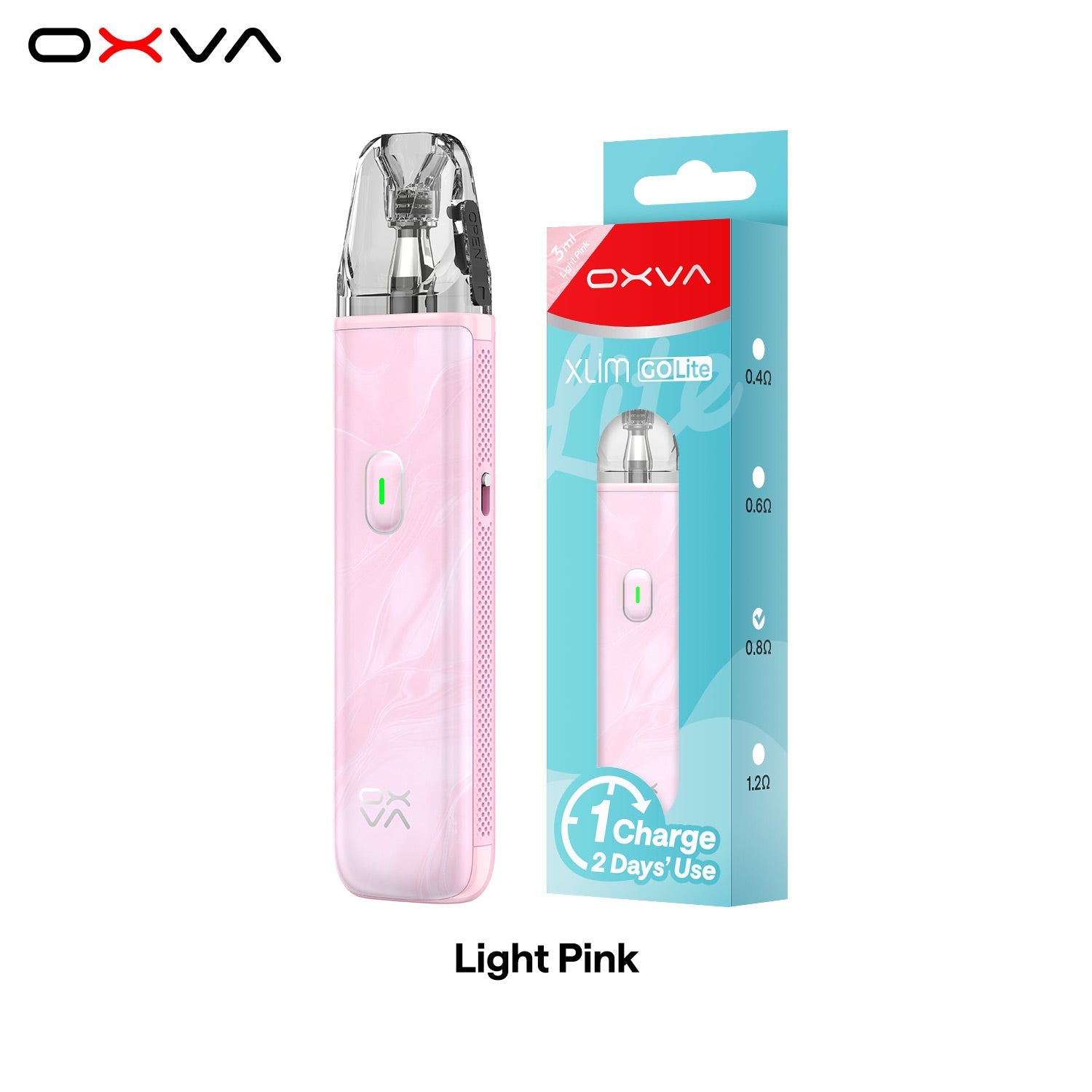 Oxva Xlim GO Lite Pod Kit Light Pink