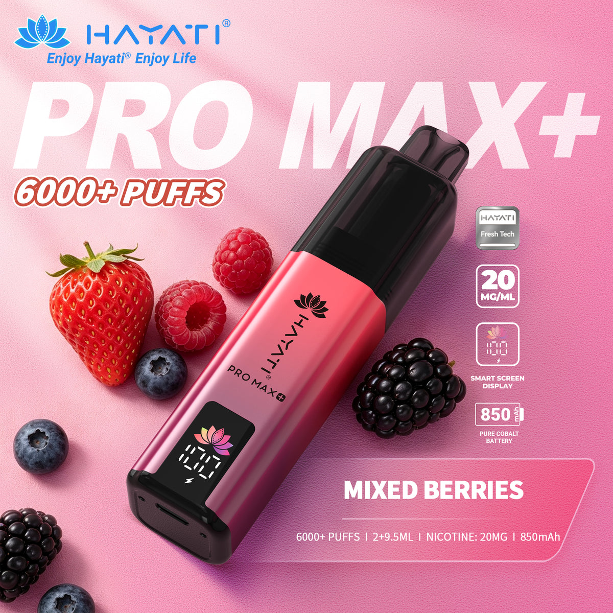 Hayati Pro Max+ 6000 Puff Pod Kit