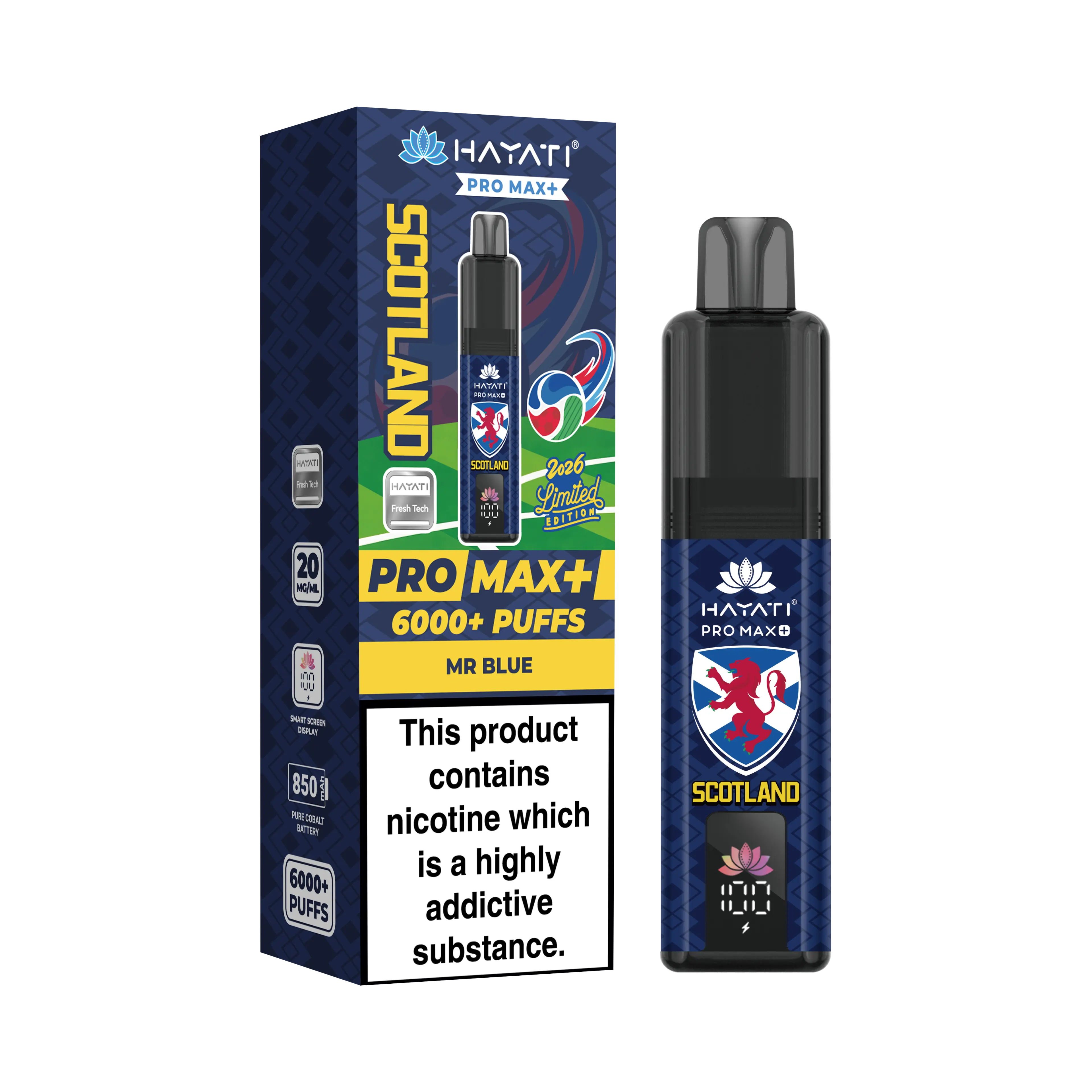 Hayati Pro Max+ 6000 World Cup (Scotland) Hayati