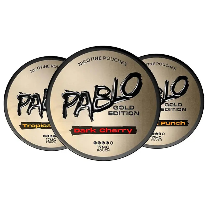 PABLO Gold Edition 17mg Nicotine Pouches - 20 Slim Pouches Pablo