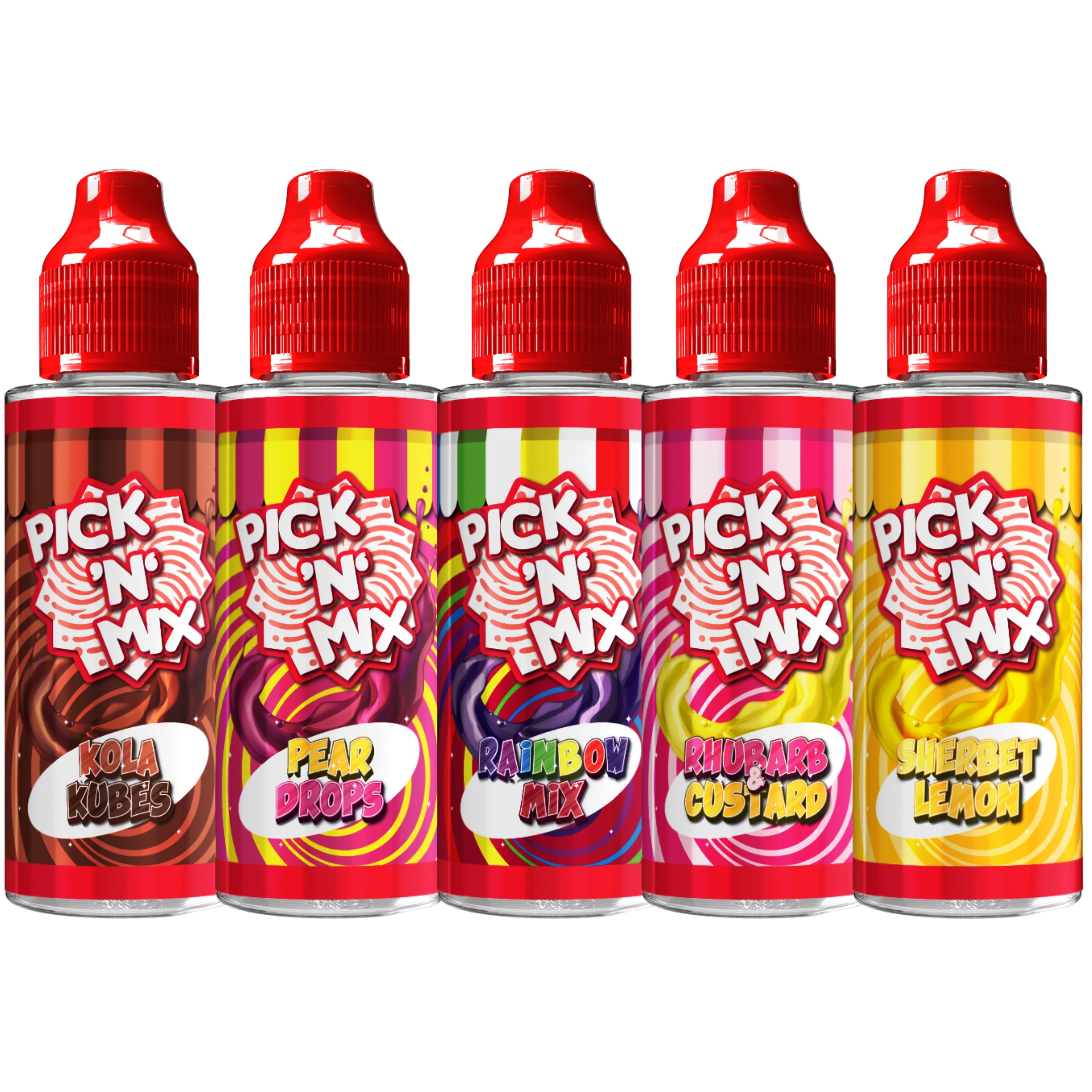 Pick N Mix 100ml Shortfill E-Liquid 50/50 VG/PG
