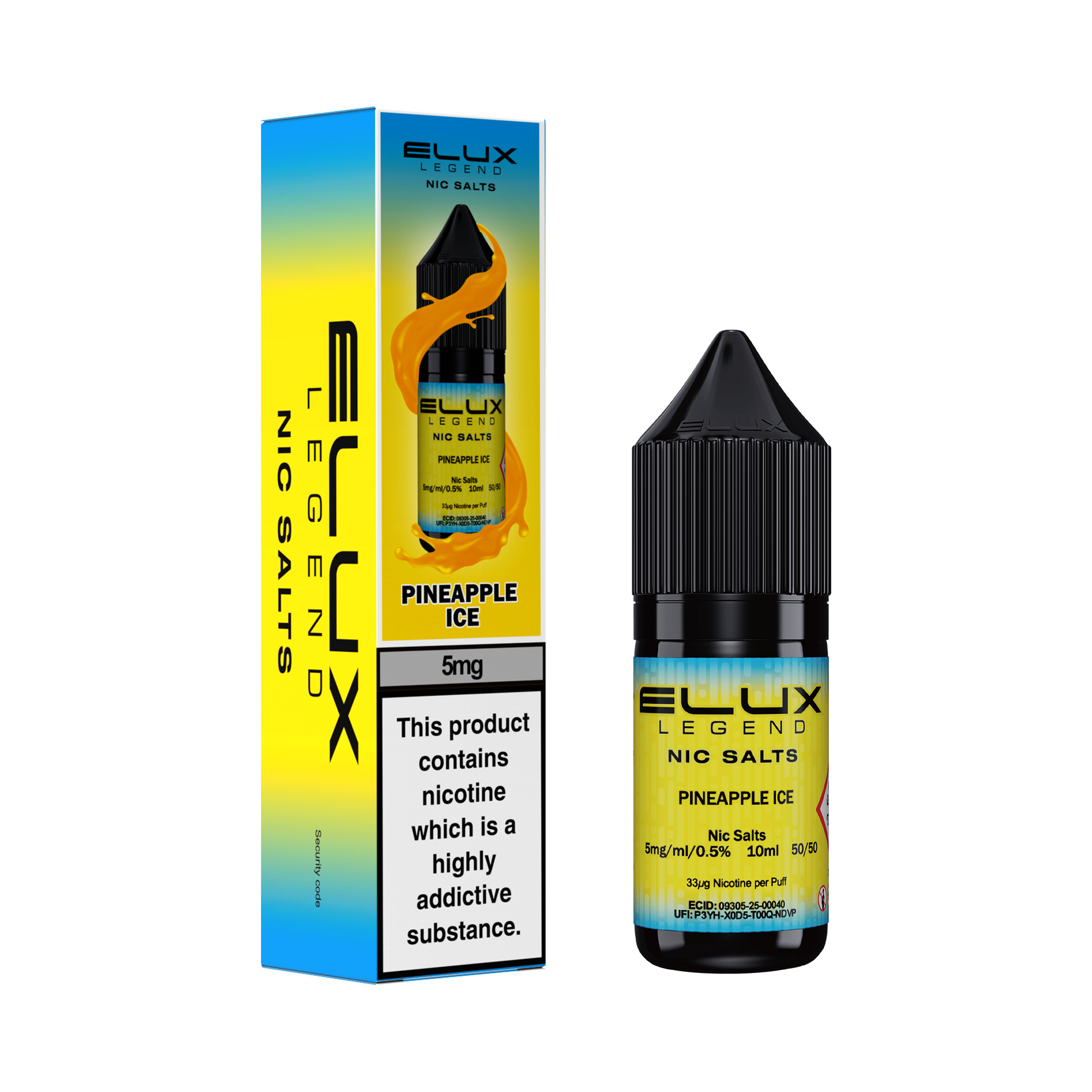 Elux Legend Nic Salts 10ml - 5mg Elux