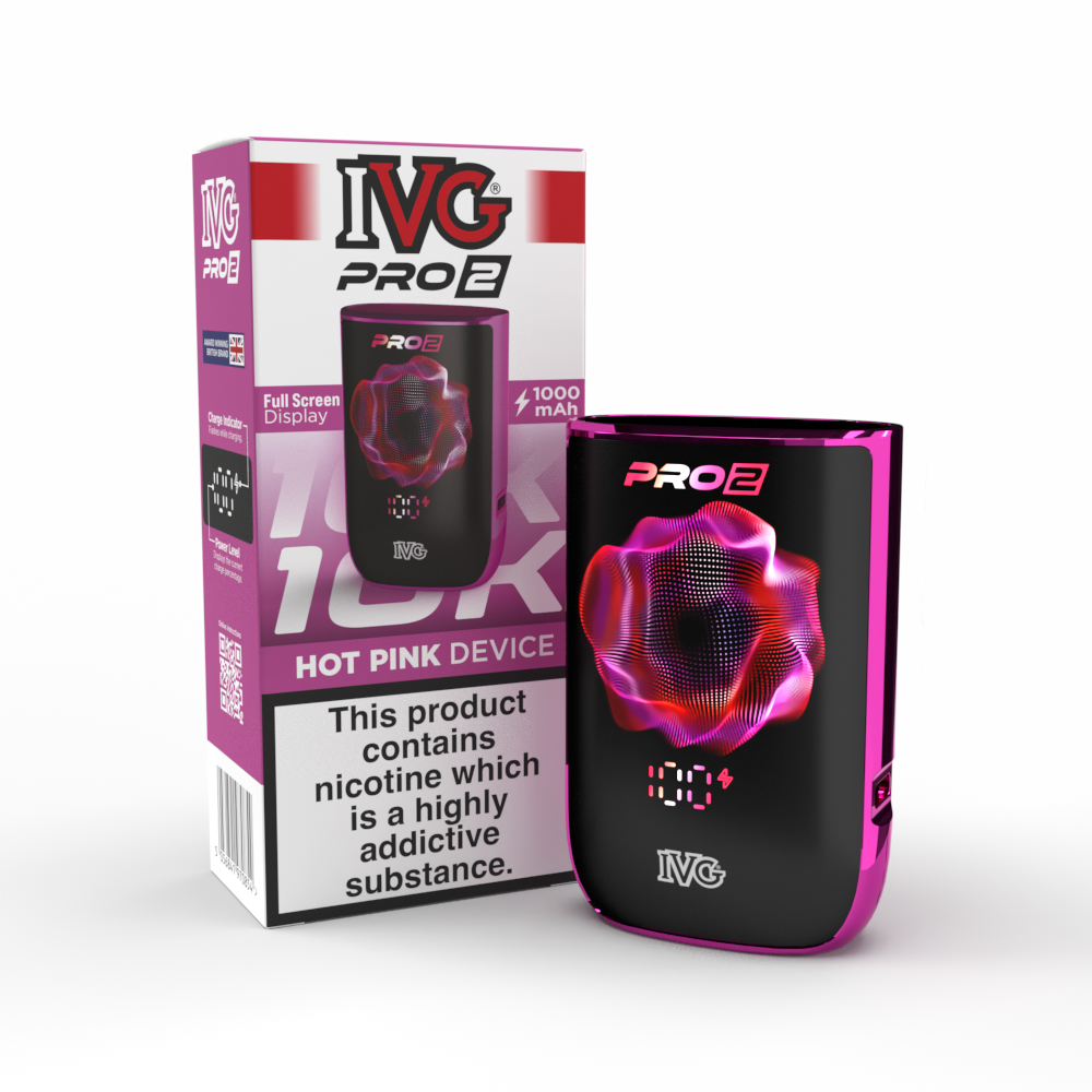 IVG Pro 2 Device Only hot pink pod vape rechargeable battery device IVG Pro compatible