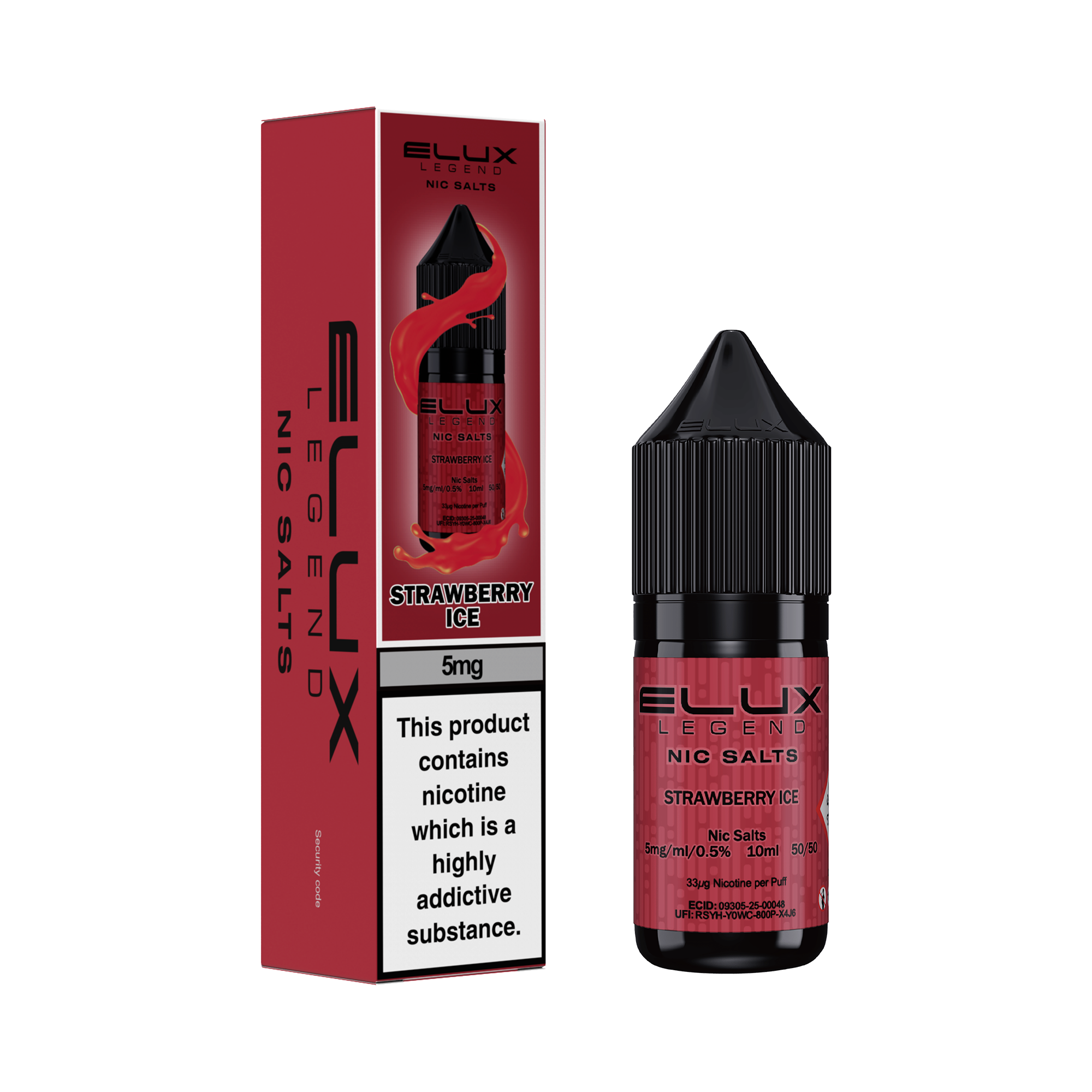 Elux Legend Nic Salts 10ml - 5mg