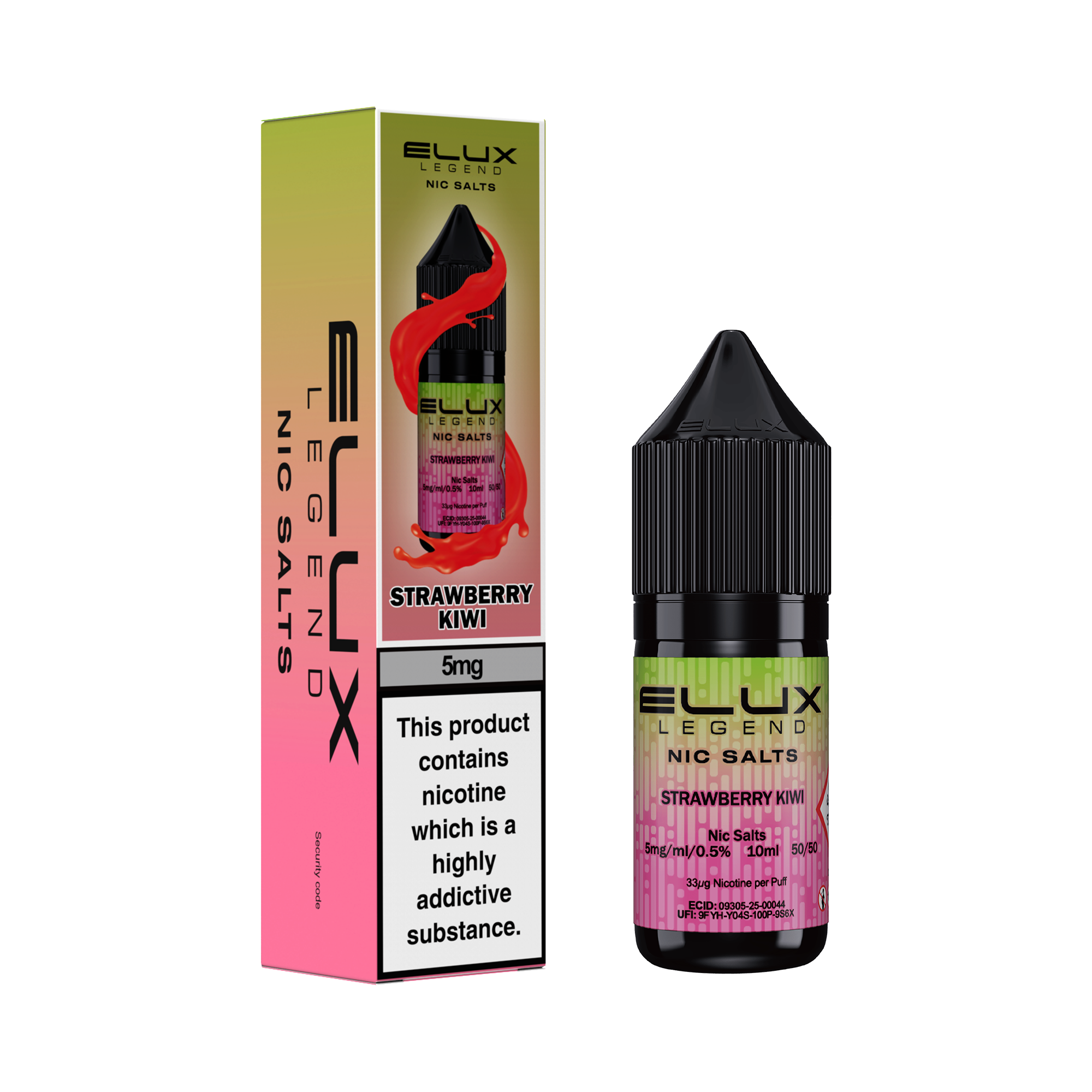 Elux Legend Nic Salts 10ml - 5mg