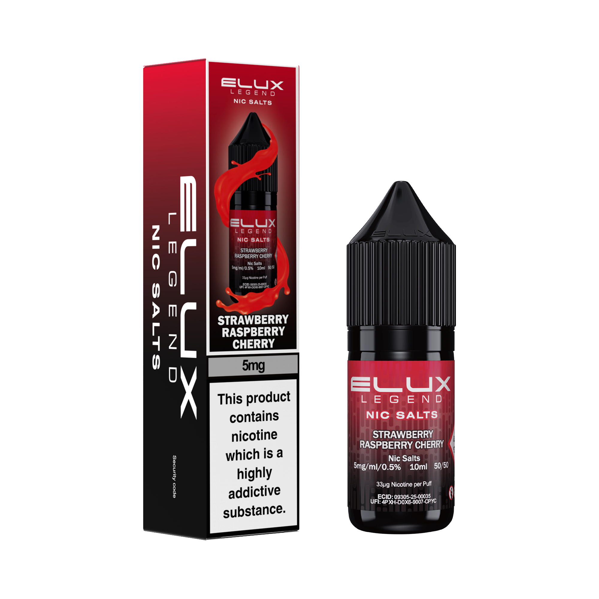 Elux Legend Nic Salts 10ml - 5mg