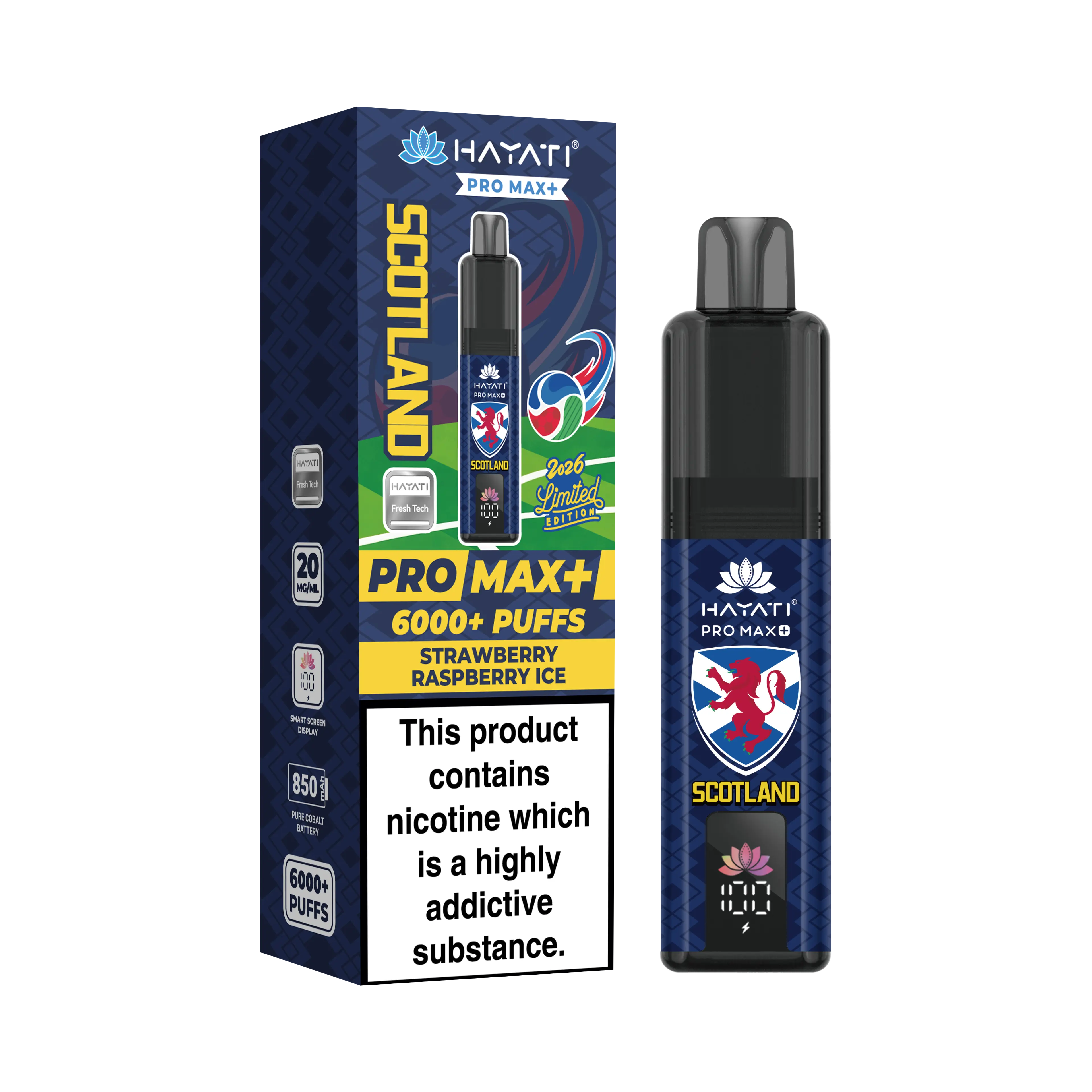 Hayati Pro Max+ 6000 World Cup (Scotland) Hayati