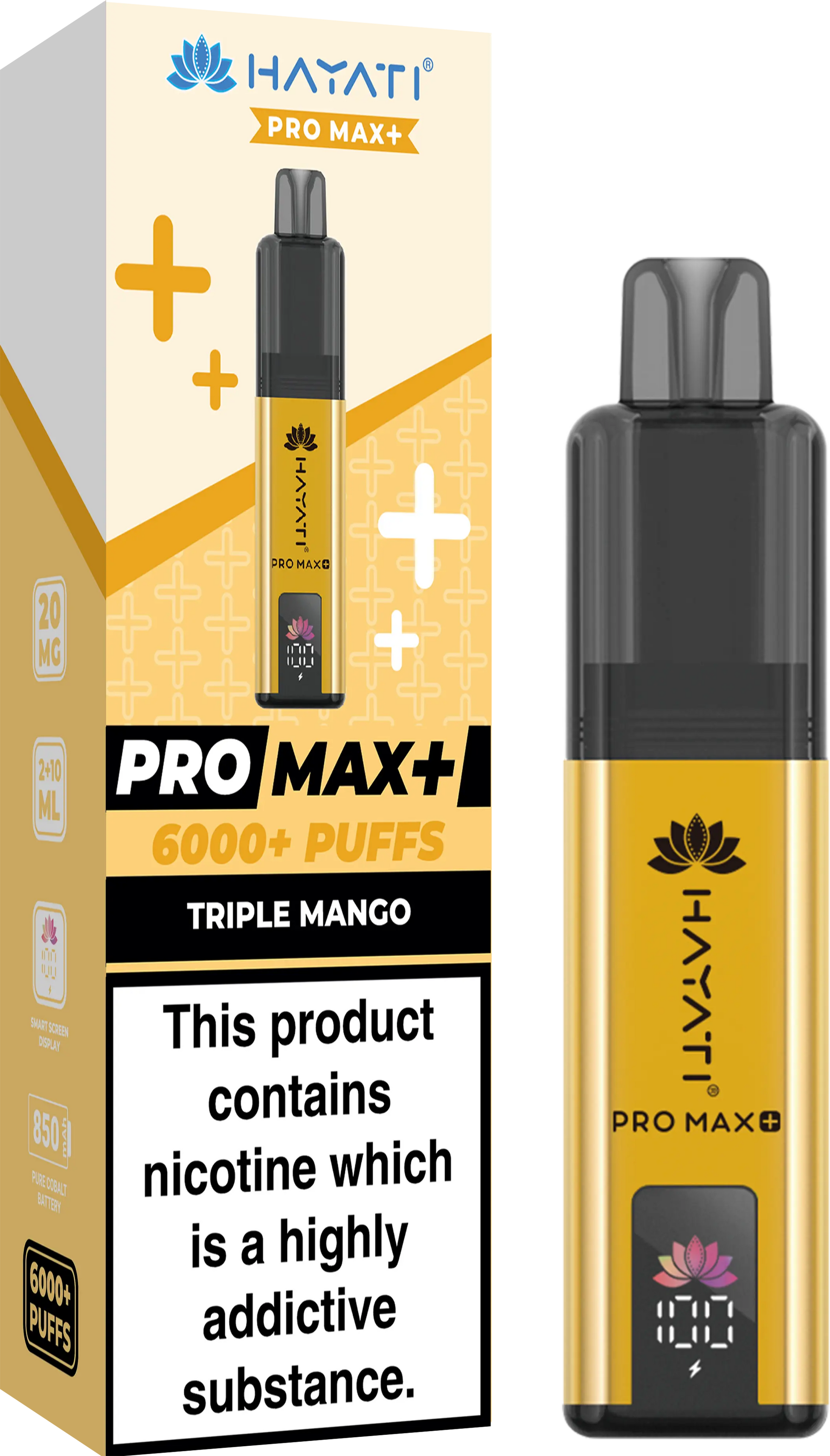 Hayati Pro Max+ 6000 Puff Pod Kit Hayati