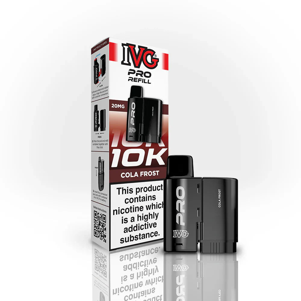 IVG Pro 12 Refill Pods – 2ml + 10ml | Up to 10,000 Puffs | 20mg Nic Salt IVG