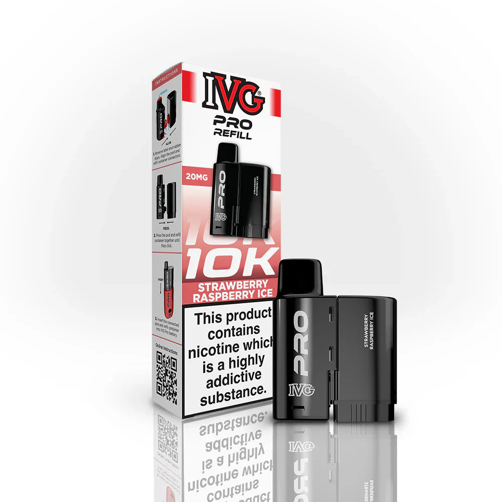 IVG Pro 12 Refill Pods – 2ml + 10ml | Up to 10,000 Puffs | 20mg Nic Salt IVG