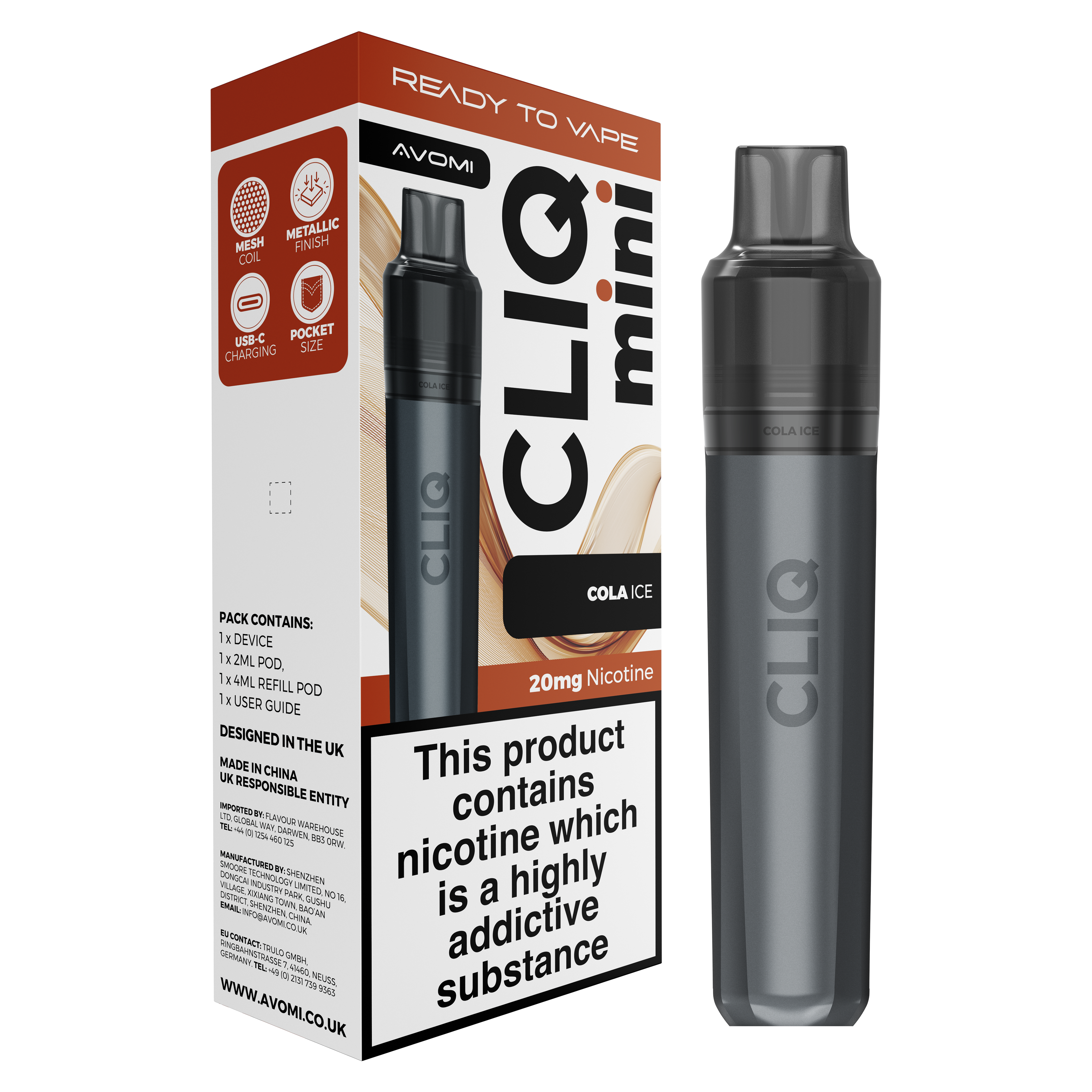 Avomi CLIQ Mini Prefilled Pod Kit