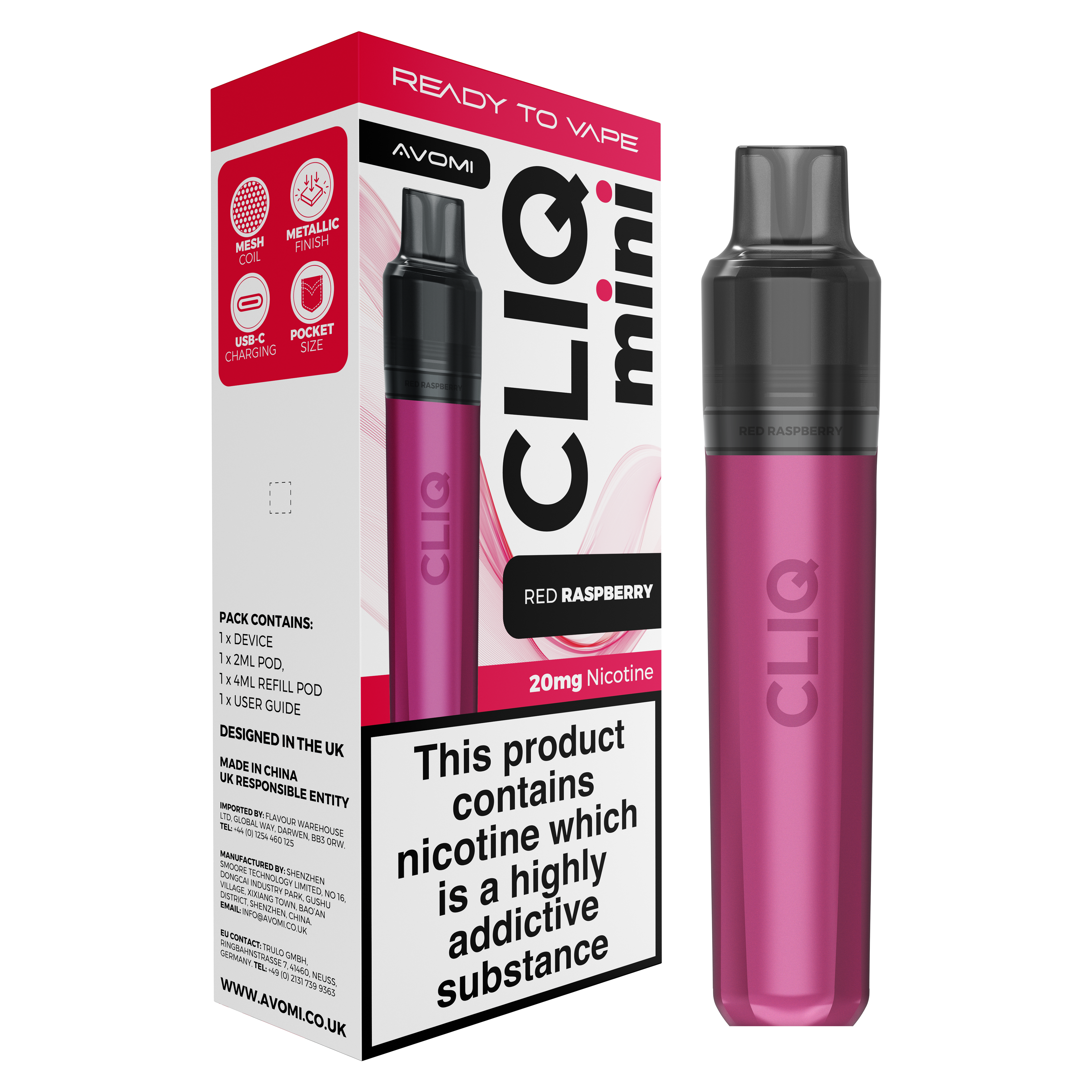 Avomi CLIQ Mini Prefilled Pod Kit