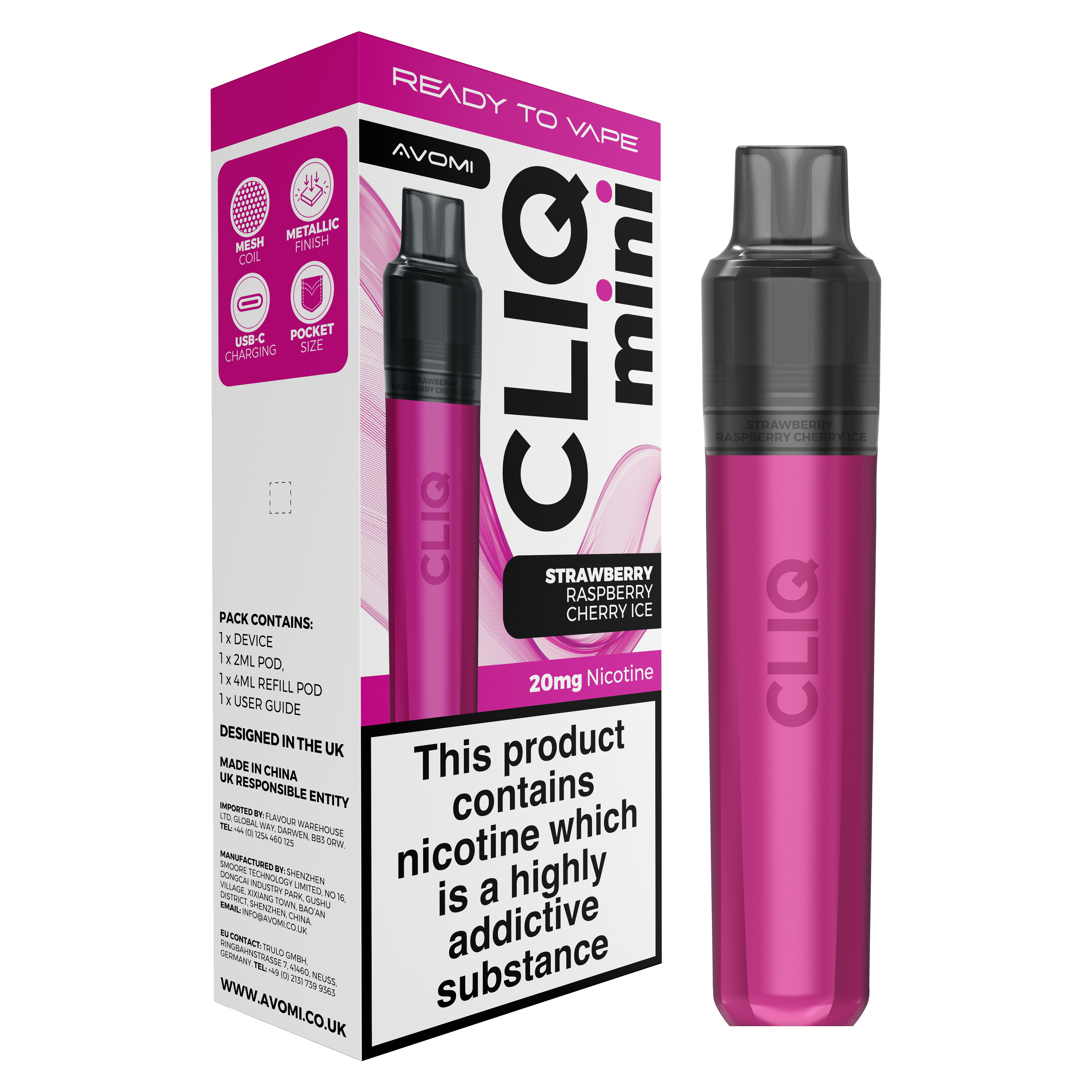 Avomi CLIQ Mini Prefilled Pod Kit