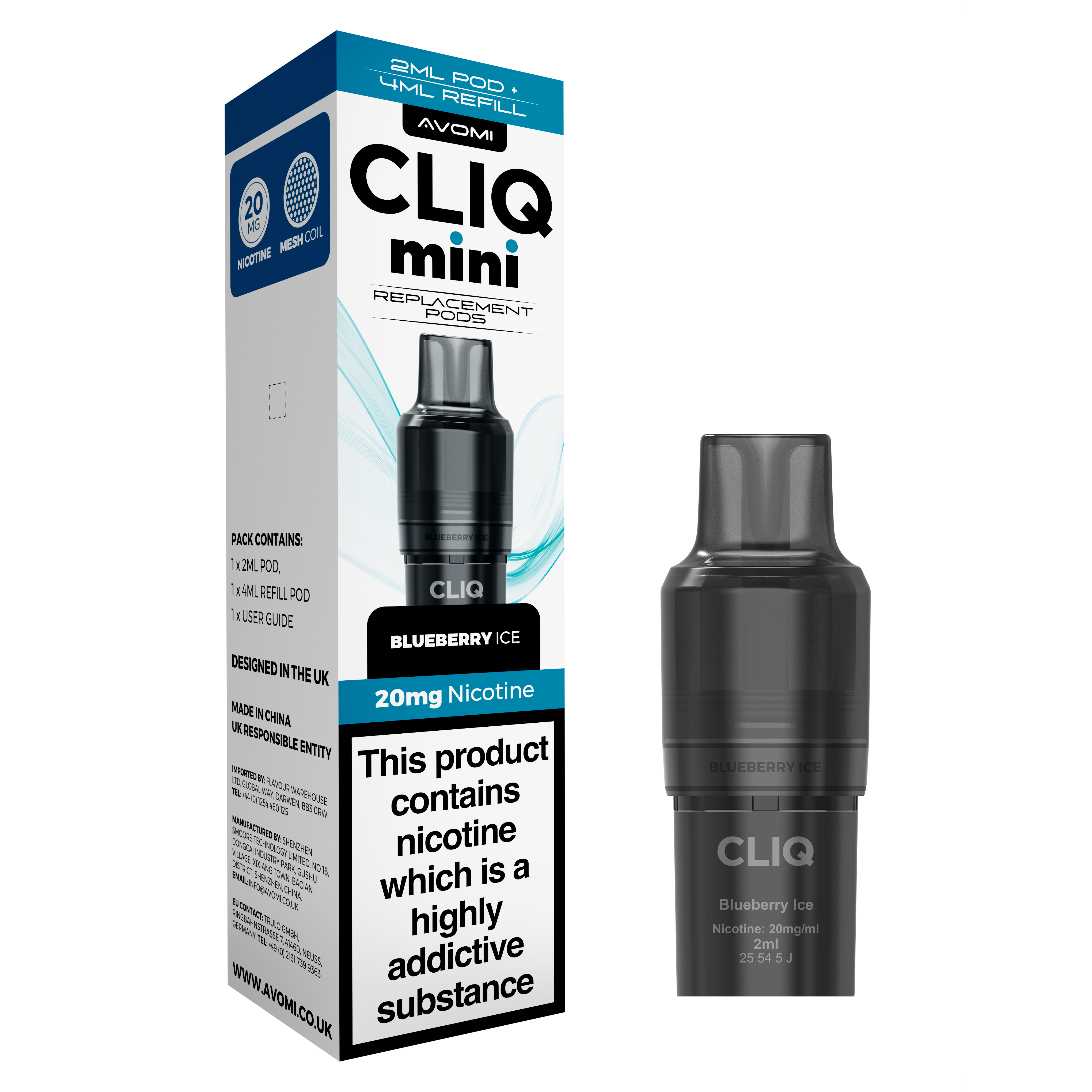 Avomi CLIQ Mini Prefilled Pods