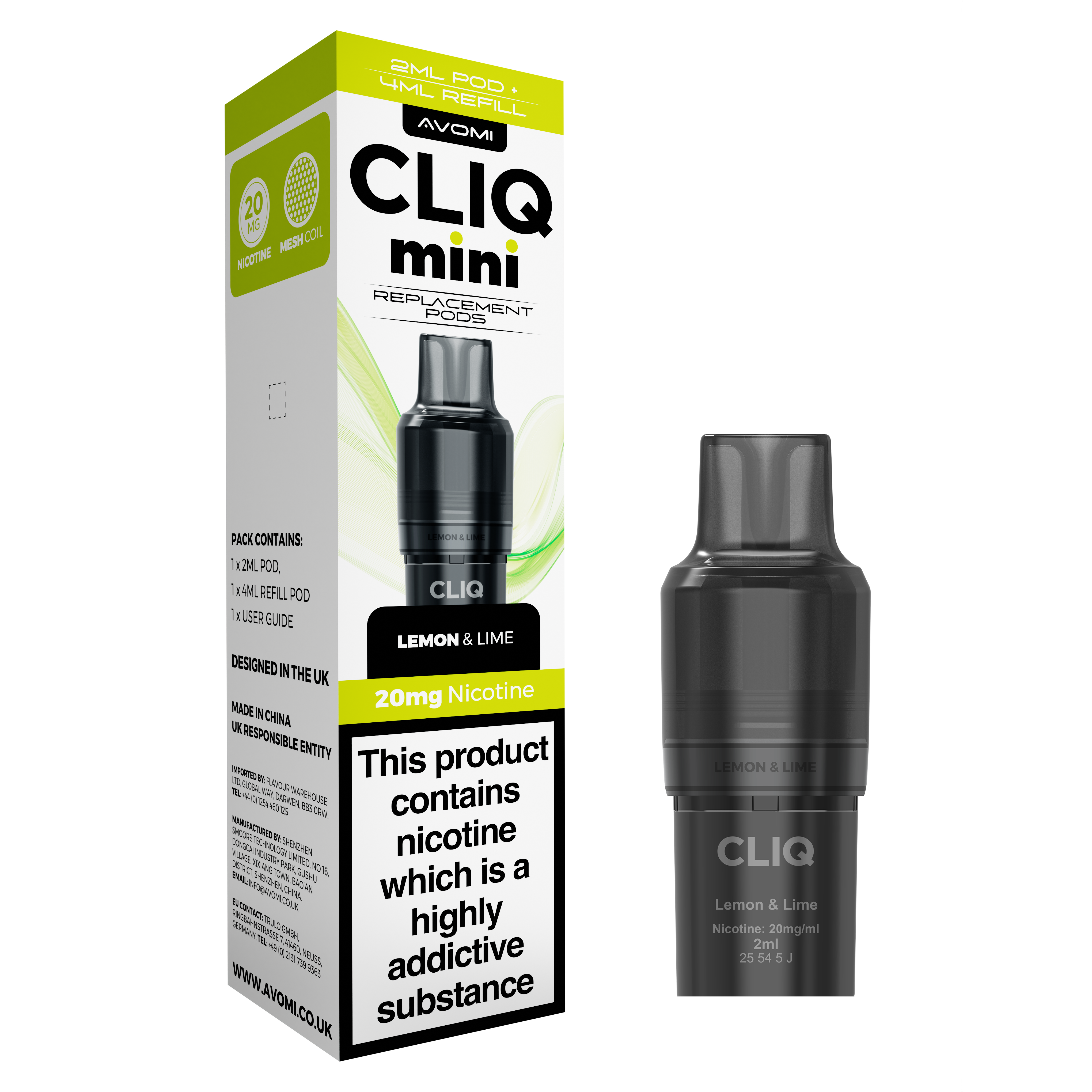 Avomi CLIQ Mini Prefilled Pods