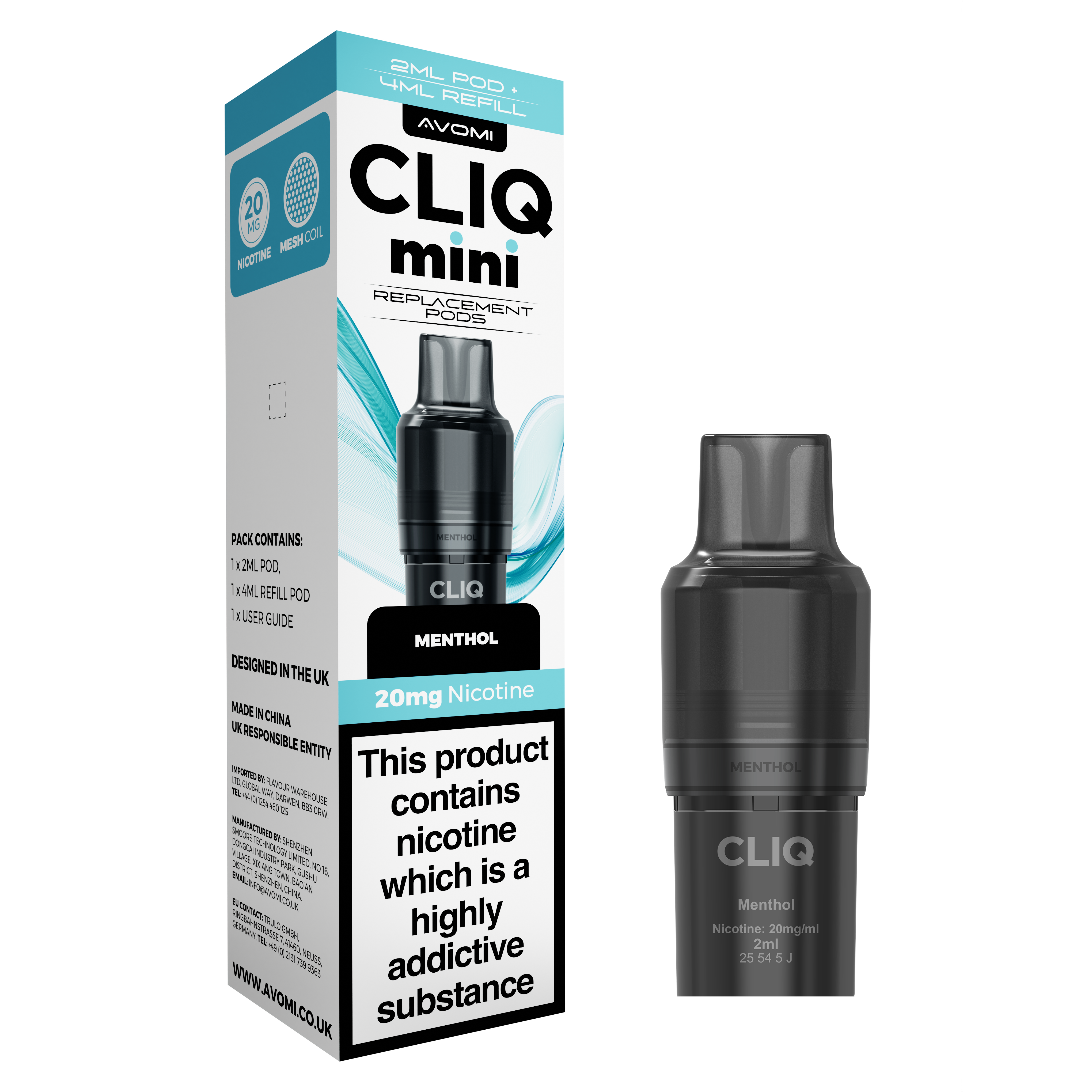 Avomi CLIQ Mini Prefilled Pods