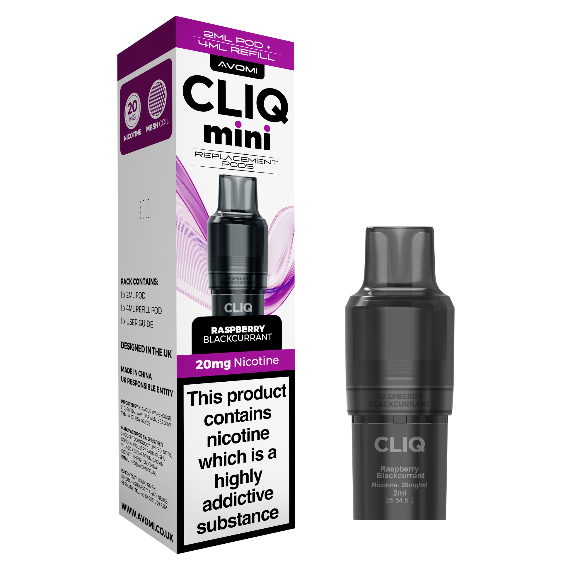 Avomi CLIQ Mini Prefilled Pods Avomi