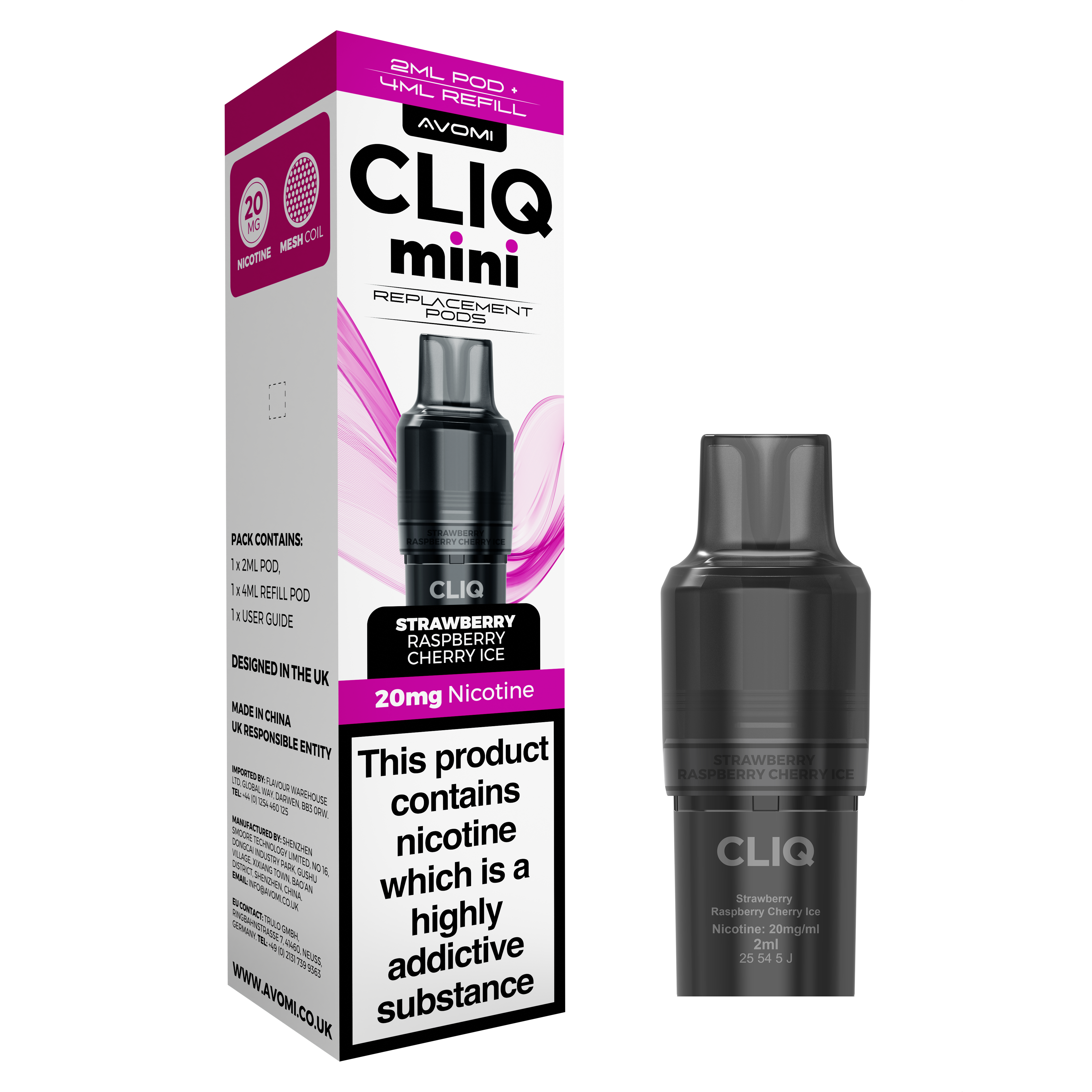 Avomi CLIQ Mini Prefilled Pods Avomi