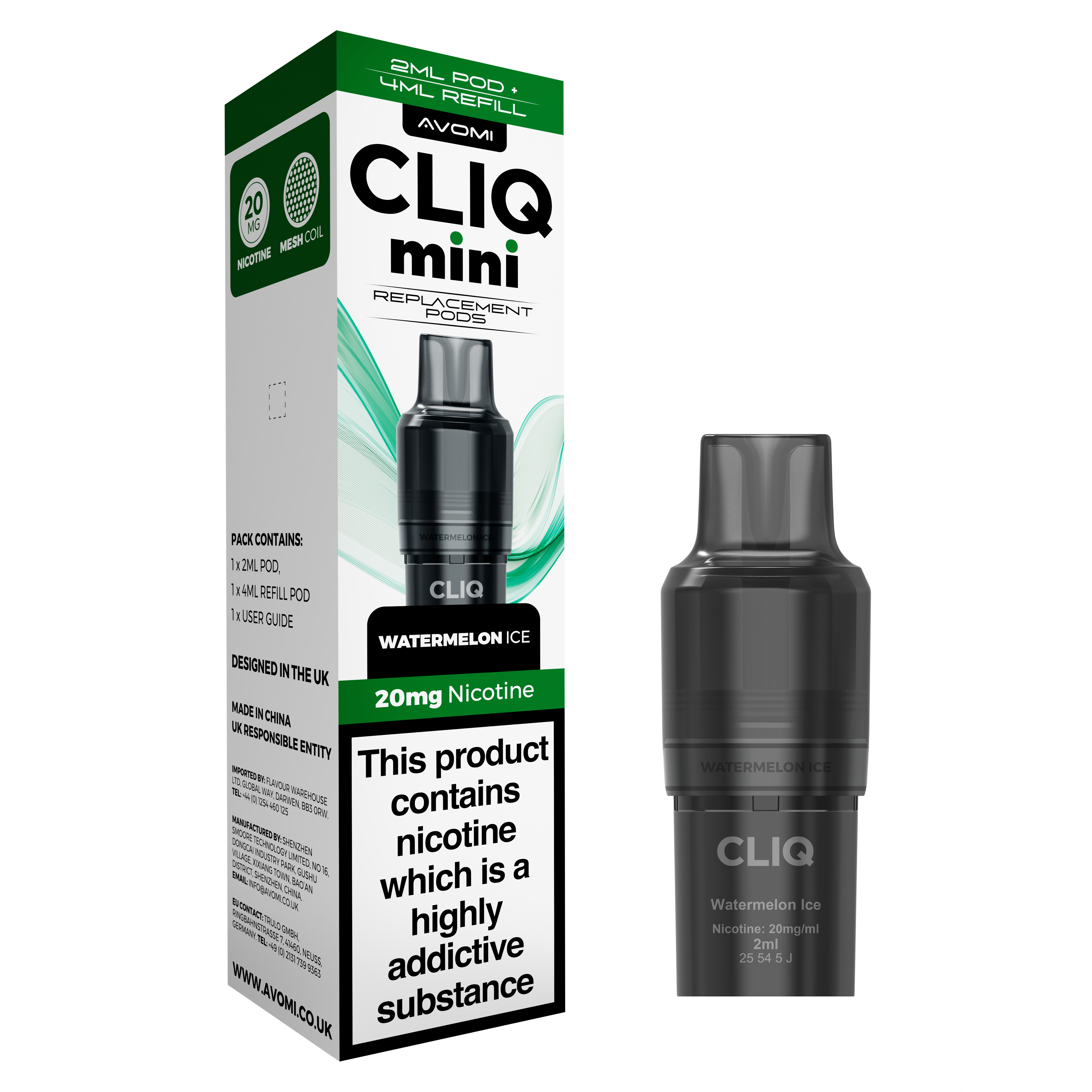 Avomi CLIQ Mini Prefilled Pods