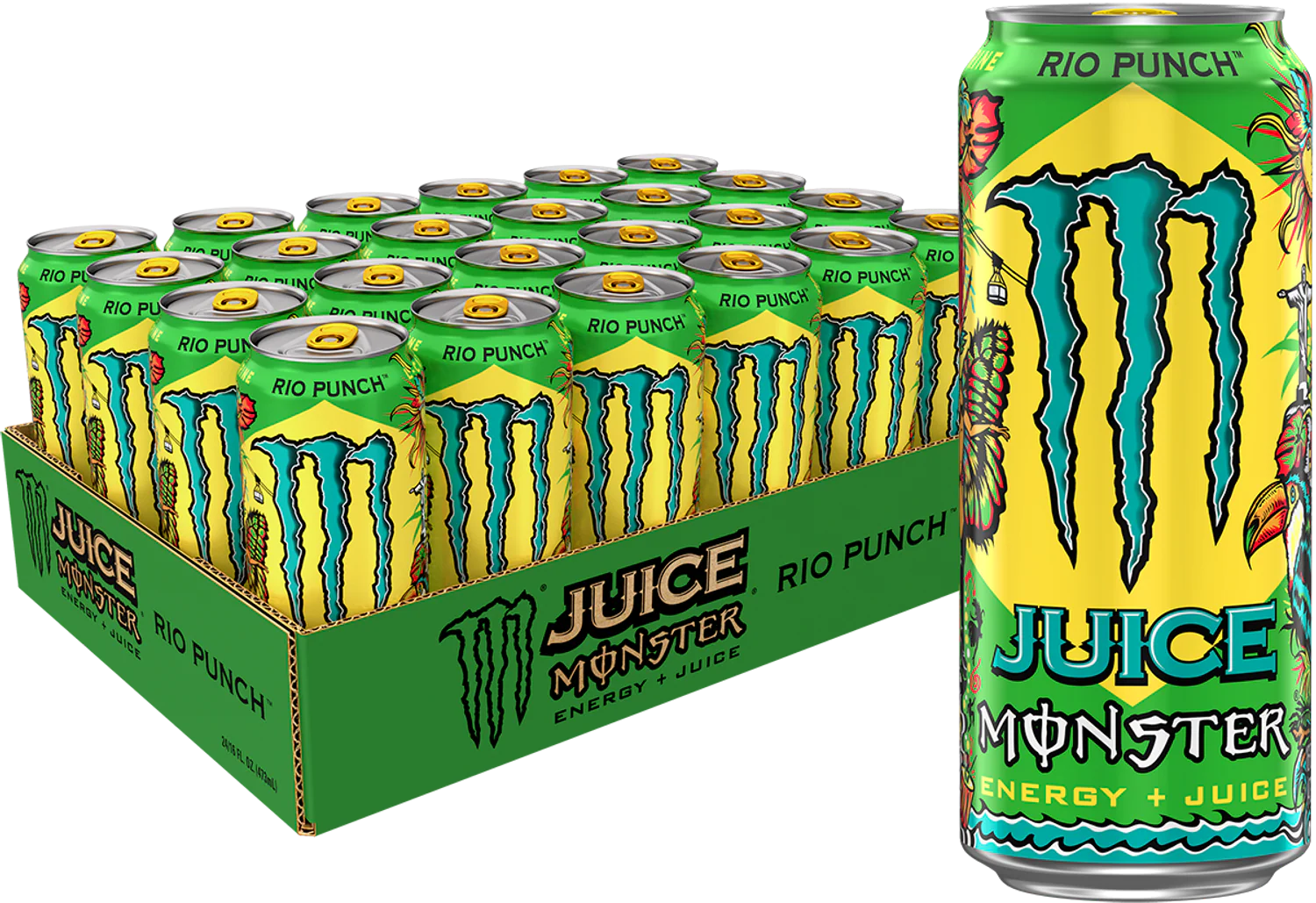 Monster Energy Drink 500ml Rio Punch 24Pk