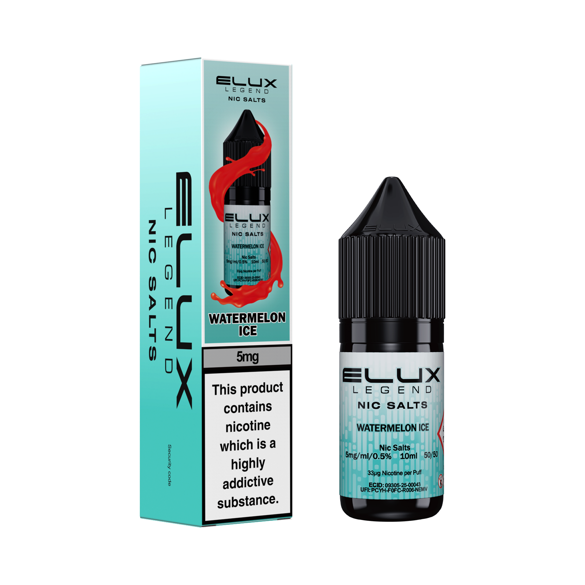 Elux Legend Nic Salts 10ml - 5mg Elux