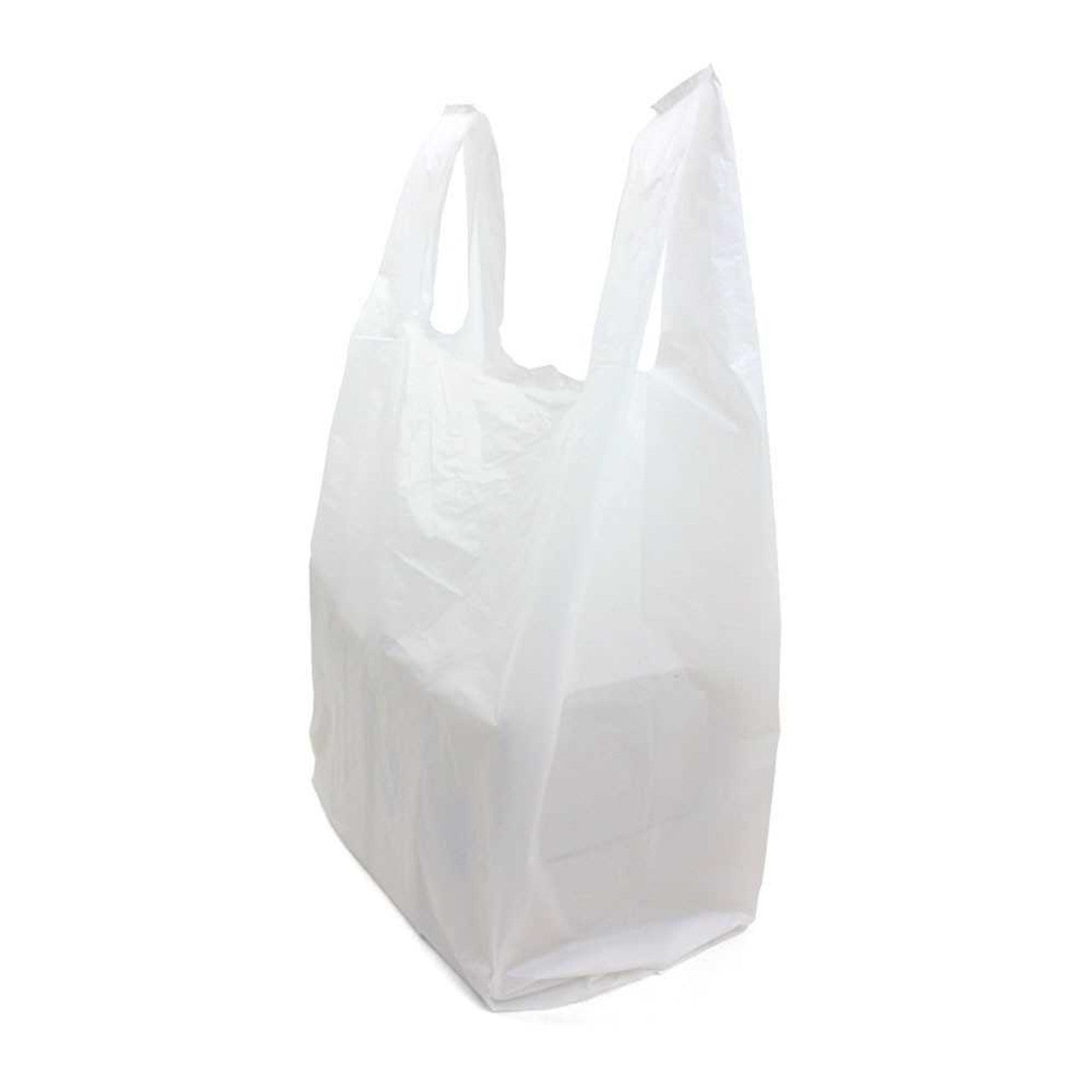 Heavy Duty White Bottle Carrier Bags Box