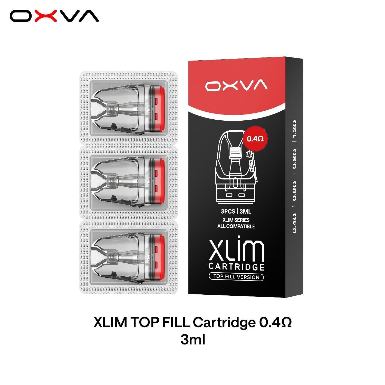 OXVA Xlim V3 Top-Fill Replacement Pods 3ml (3-Pack) Oxva