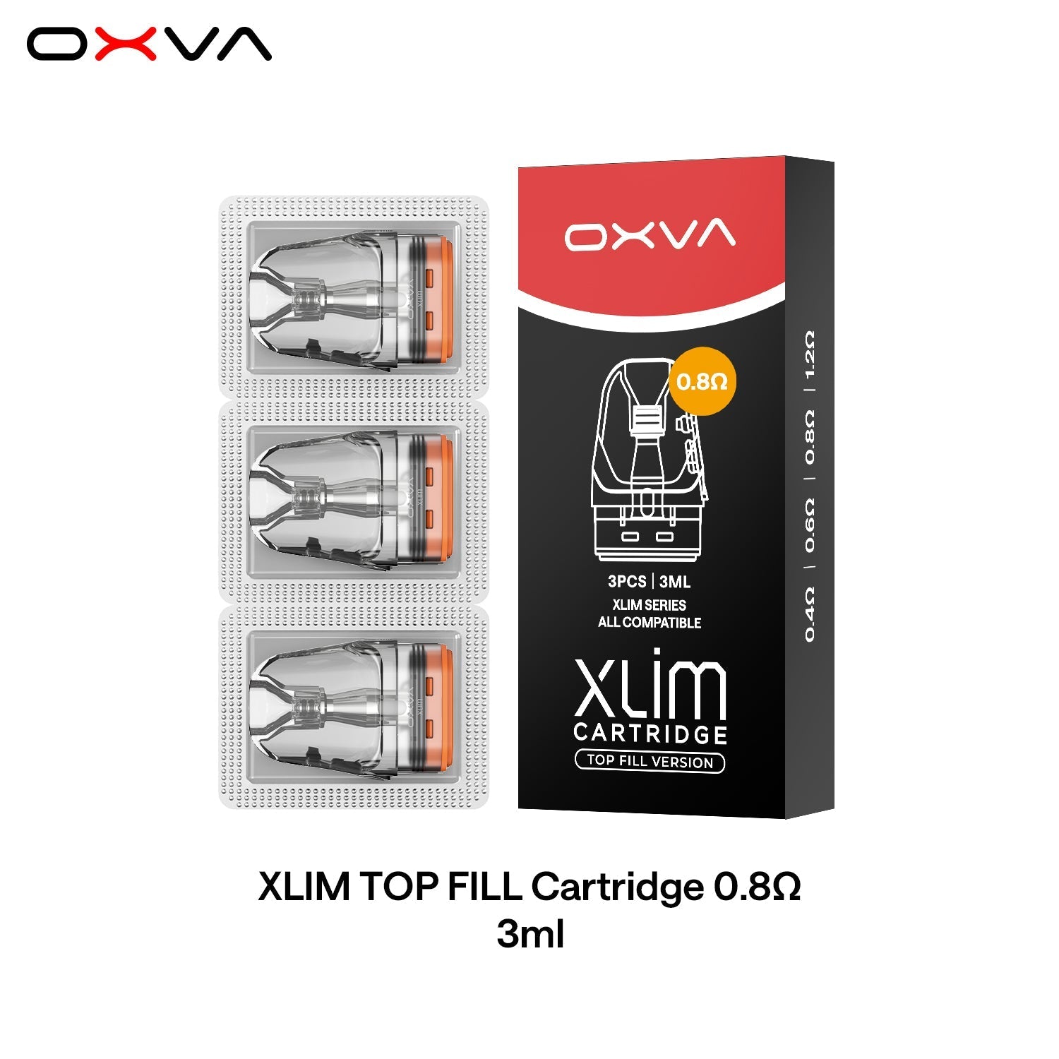 OXVA Xlim V3 Top-Fill Replacement Pods 3ml (3-Pack) Oxva