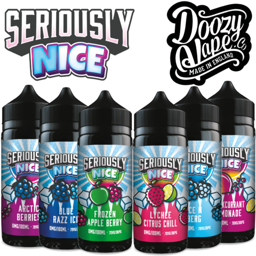 Seriously Nice by Doozy 120ml E-Liquid Shortfill E-liquids
