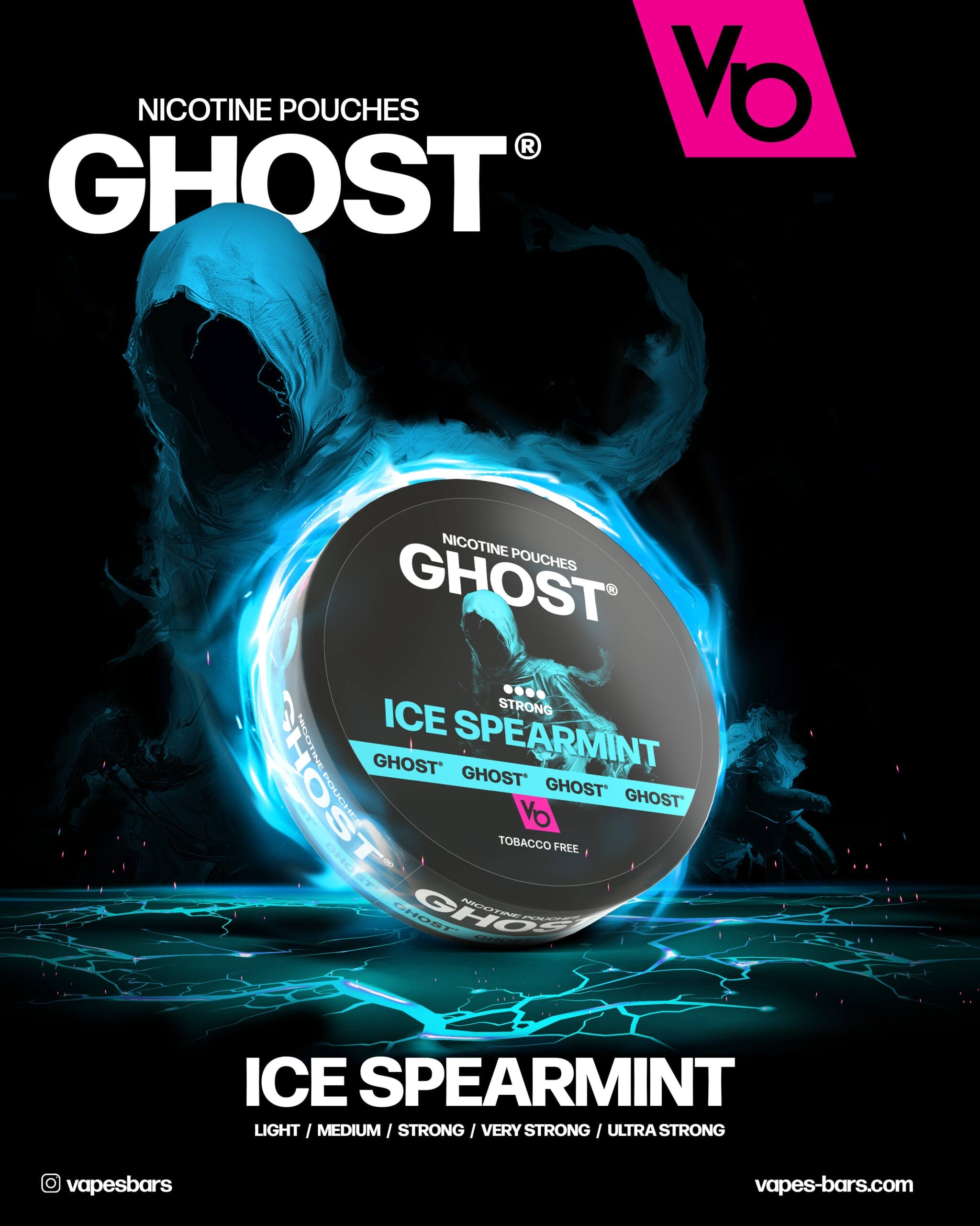 GHOST Nicotine Pouches 6MG (Light) 20pcs/pack