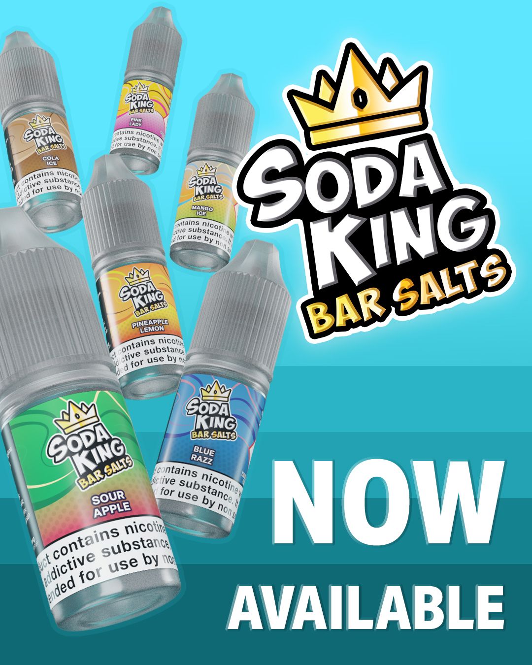 Soda King Bar Salts 10ml - 10MG