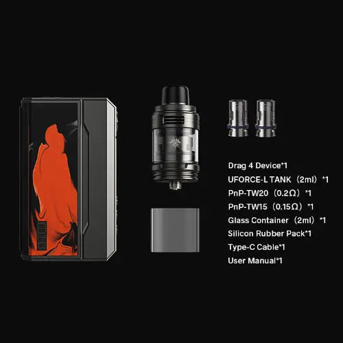 VooPoo Drag 4 Kit 177W | Drag 4 Mod with UForce-L Tank VOOPOO