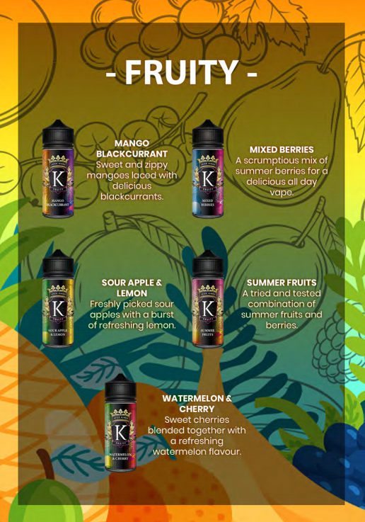 Juice Kings 120ml Shortfill E-liquids | Fruity Range