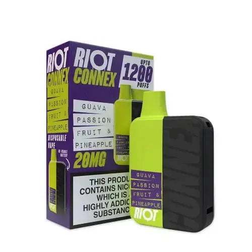 Riot Squad Connex Prefilled Pod Vape Kit | 1200 Puffs | 20MG Riot Squad