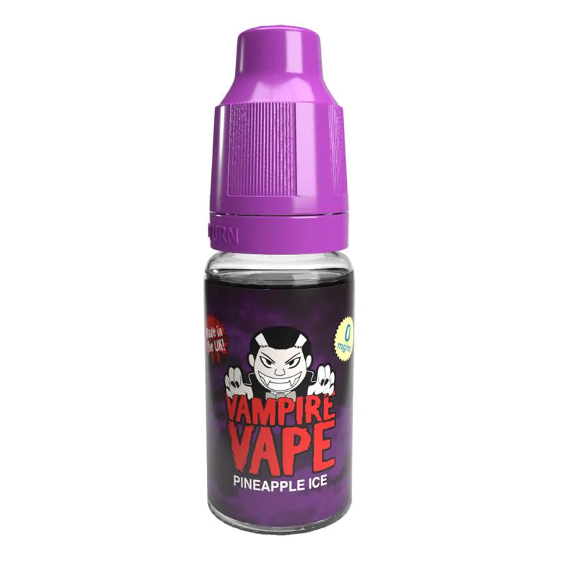 Vampire Vapes 10ml | 18MG | 40VG/60PG | 70+ Flavors - Pineapple Ice image