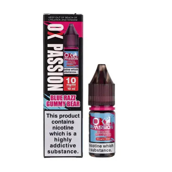 OXVA OX Passion Nic Salts 10ml - 20MG - Blue Razz Gummy Bear image
