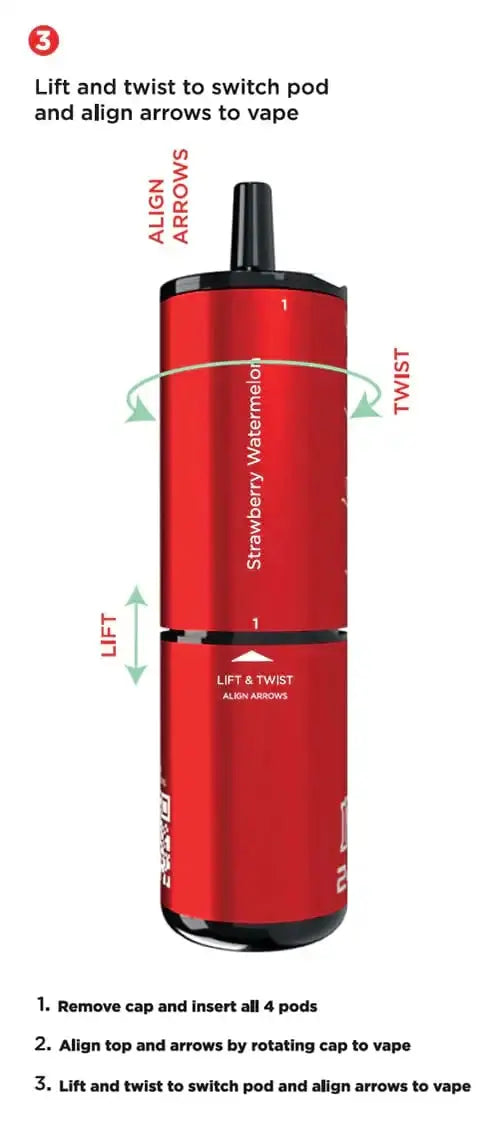 IVG 2400 Rechargeable Vape Kit - 4 in 1 Pod System IVG