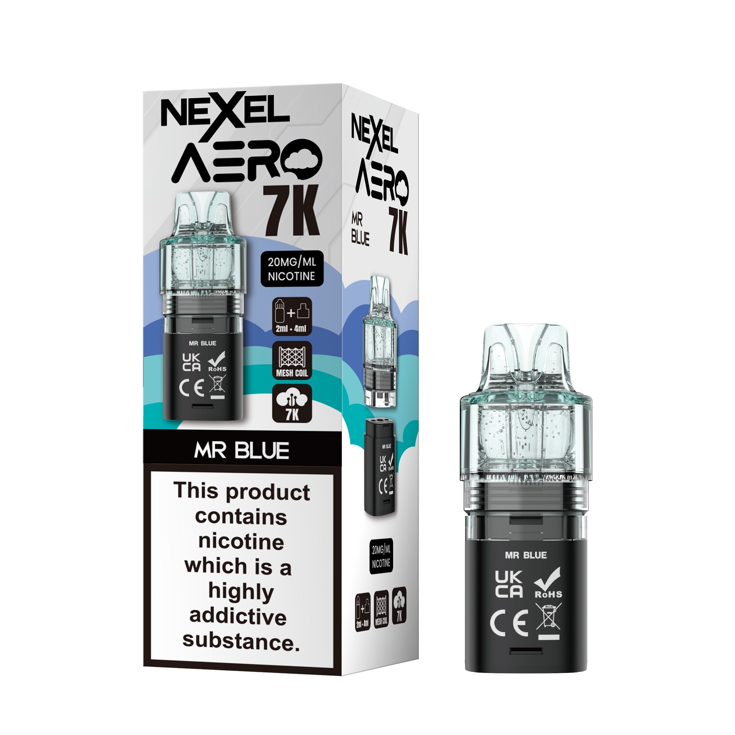 Nexel Aero 7000 Replacement Prefilled Pod