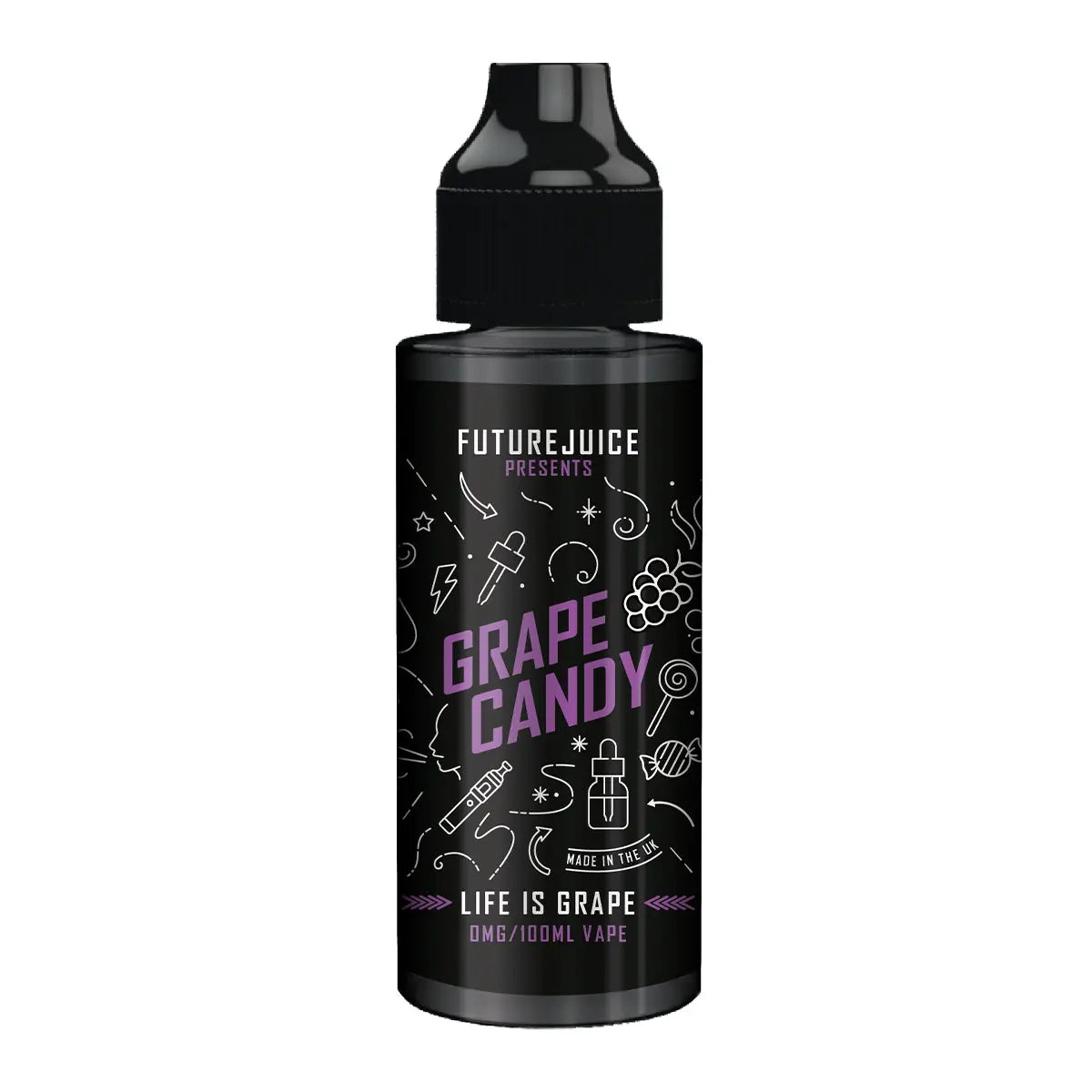 Future Juice 100ml 70/30 VG/PG E-Liquid Shortfill - Grape Candy image