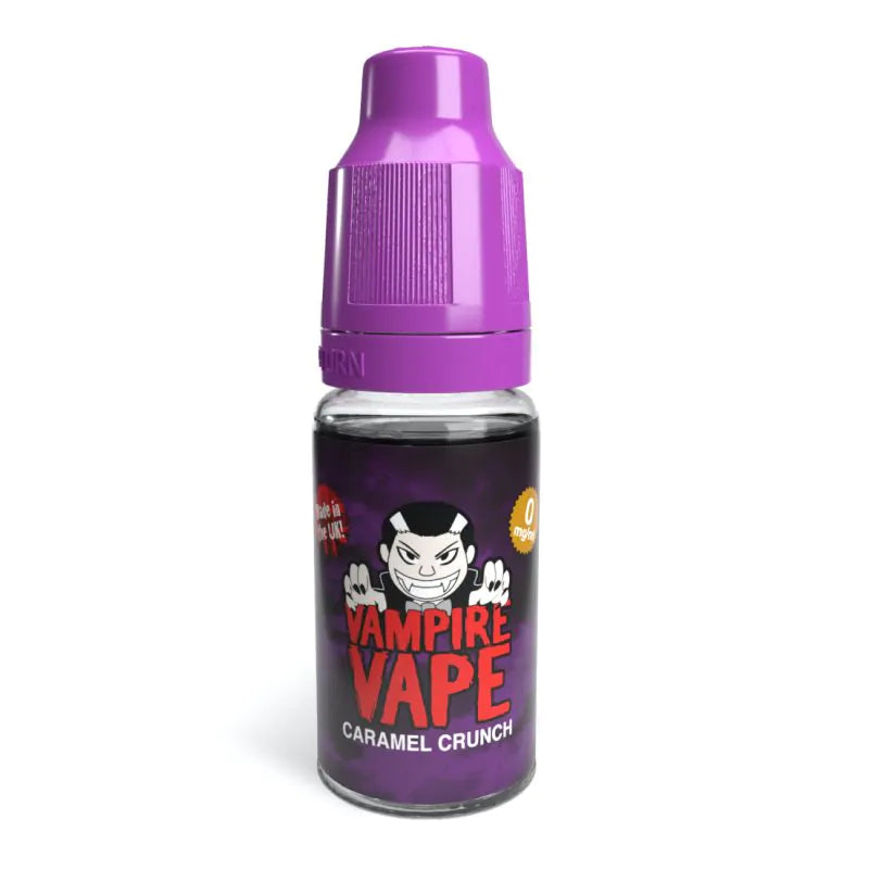 Vampire Vapes 10ml | 6MG | 40VG/60PG | 70+ Flavors - Caramel Crunch image