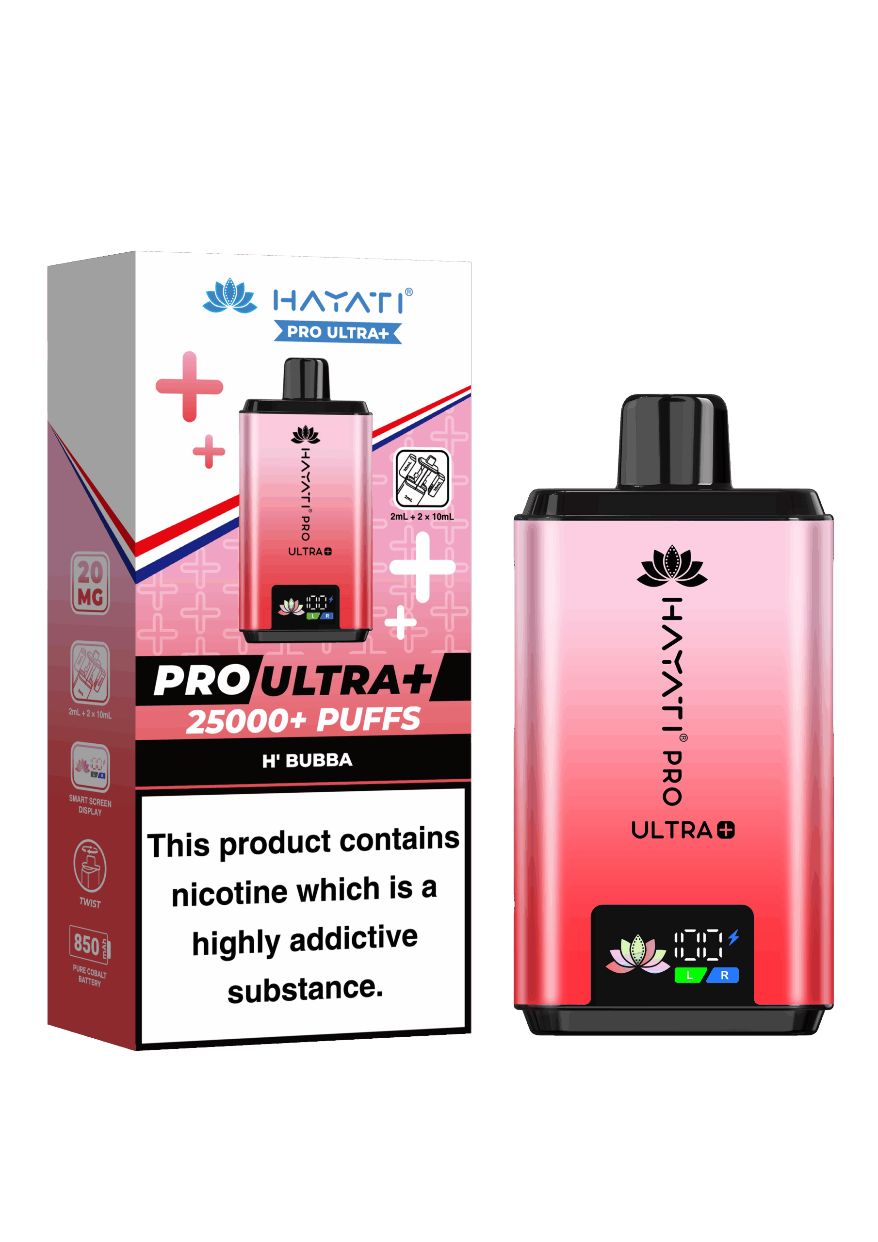 Hayati Pro Ultra Plus 25K Prefilled Vape Kit