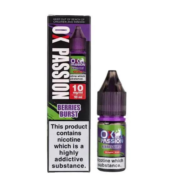 OXVA OX Passion Nic Salts 10ml - 10MG - Berries Burst image
