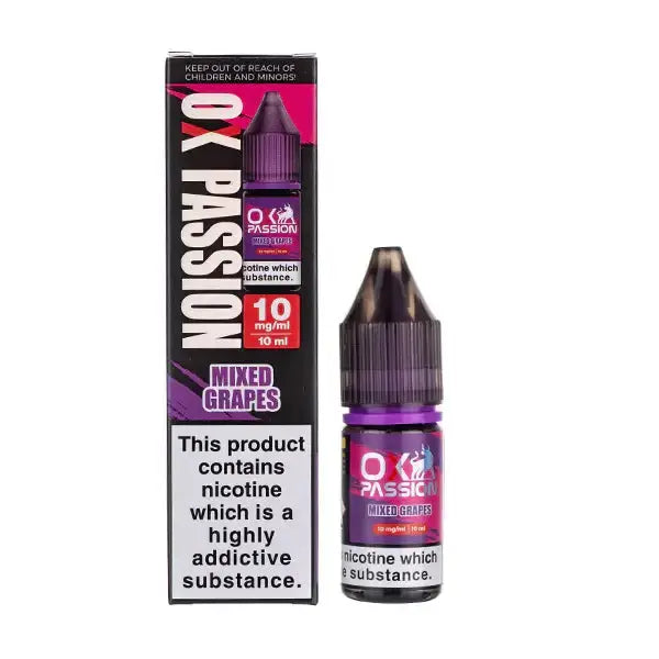 OXVA OX Passion Nic Salts 10ml - 20MG - Mixed Grapes image