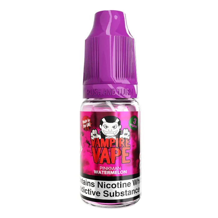 Vampire Vapes 10ml | 3MG | 50VG/50PG | 70+ Flavors - Pinkman Watermelon image