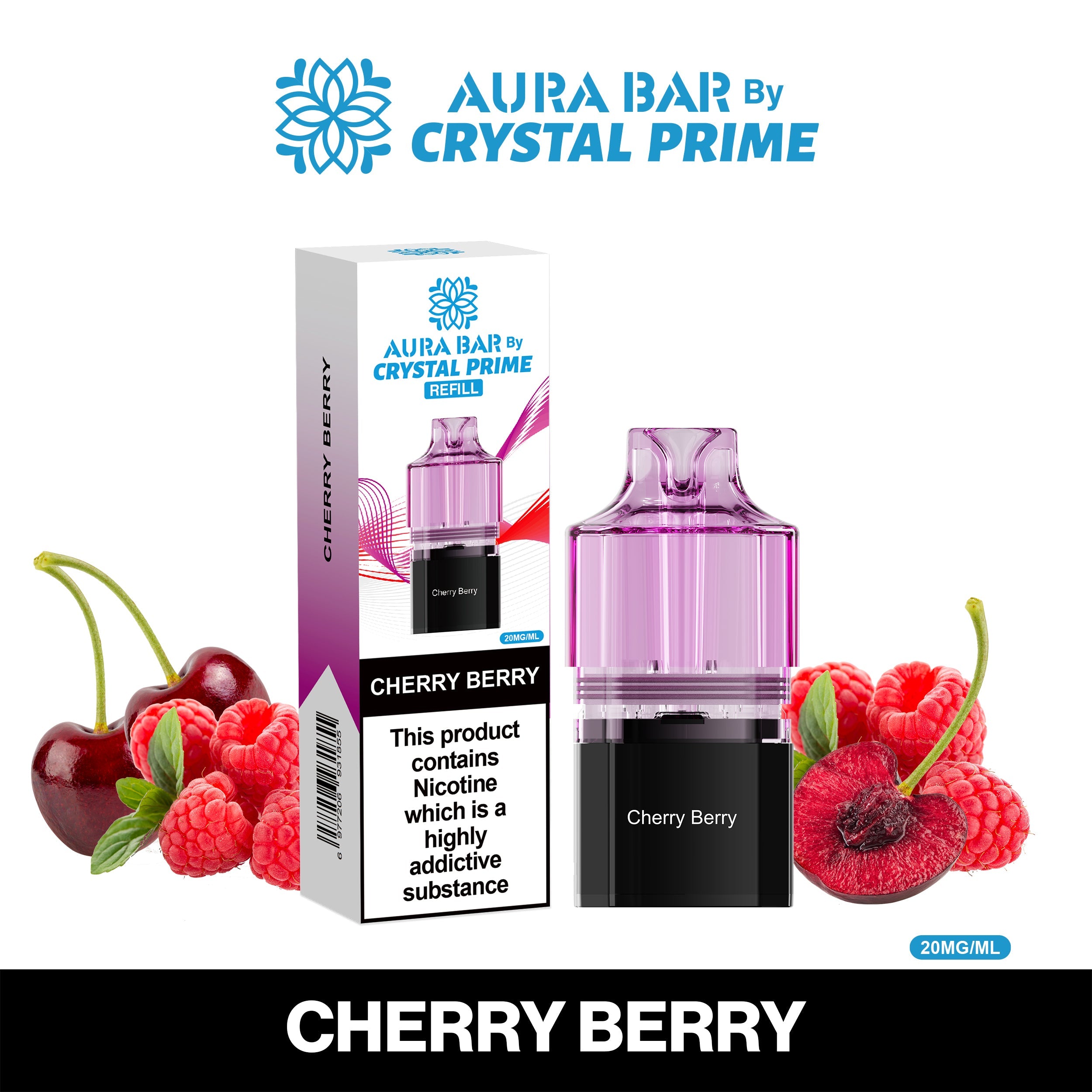 Crystal Prime Aura Bar 10K Prefilled Pods